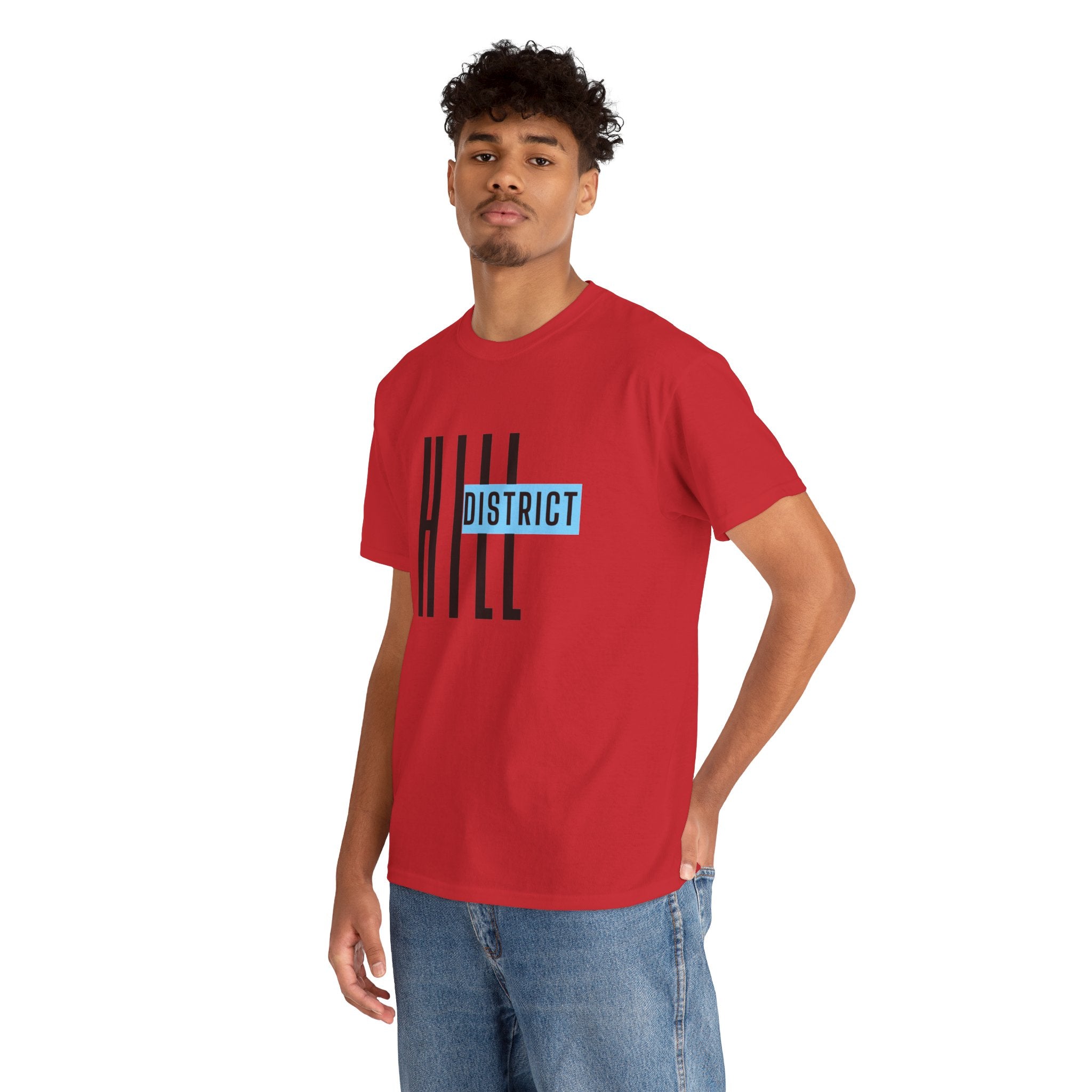 Hill District Retro Logo T‑Shirt — Urban Neighborhood Pride Tee