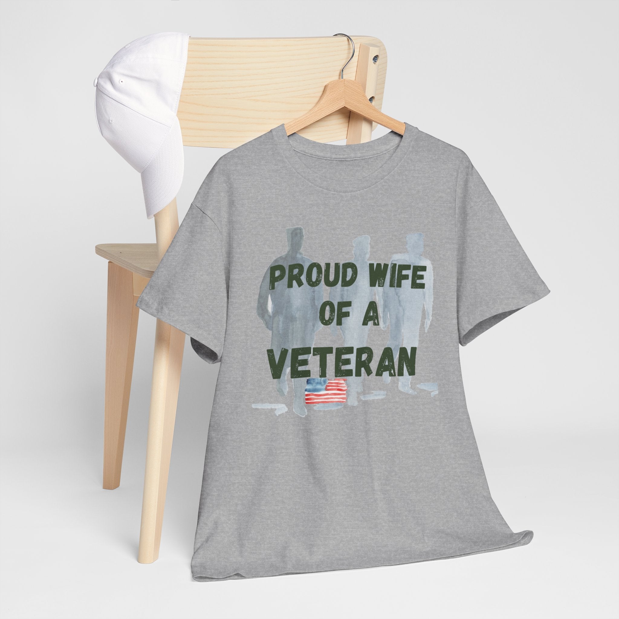 Veteran Wife T-Shirt — Proud Military Spouse Tee