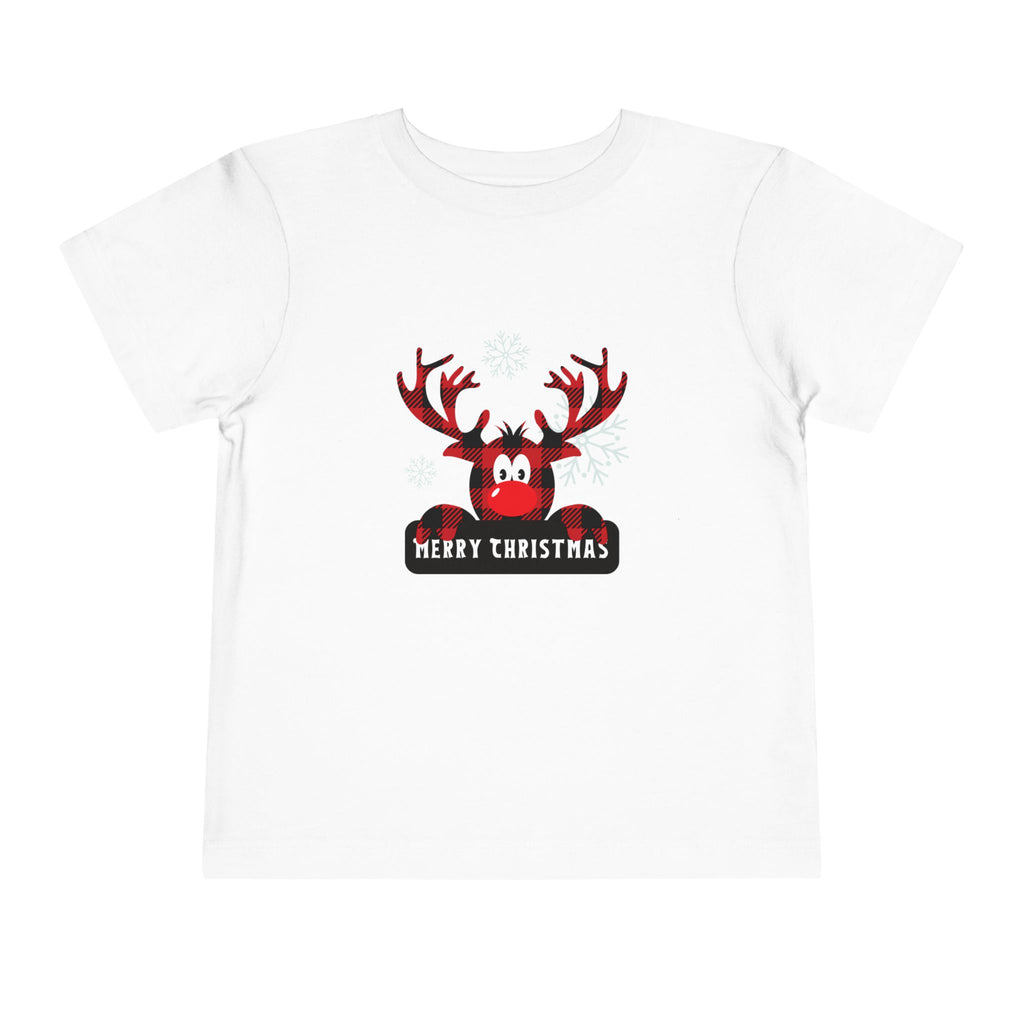 Toddler Merry Christmas Reindeer Tee