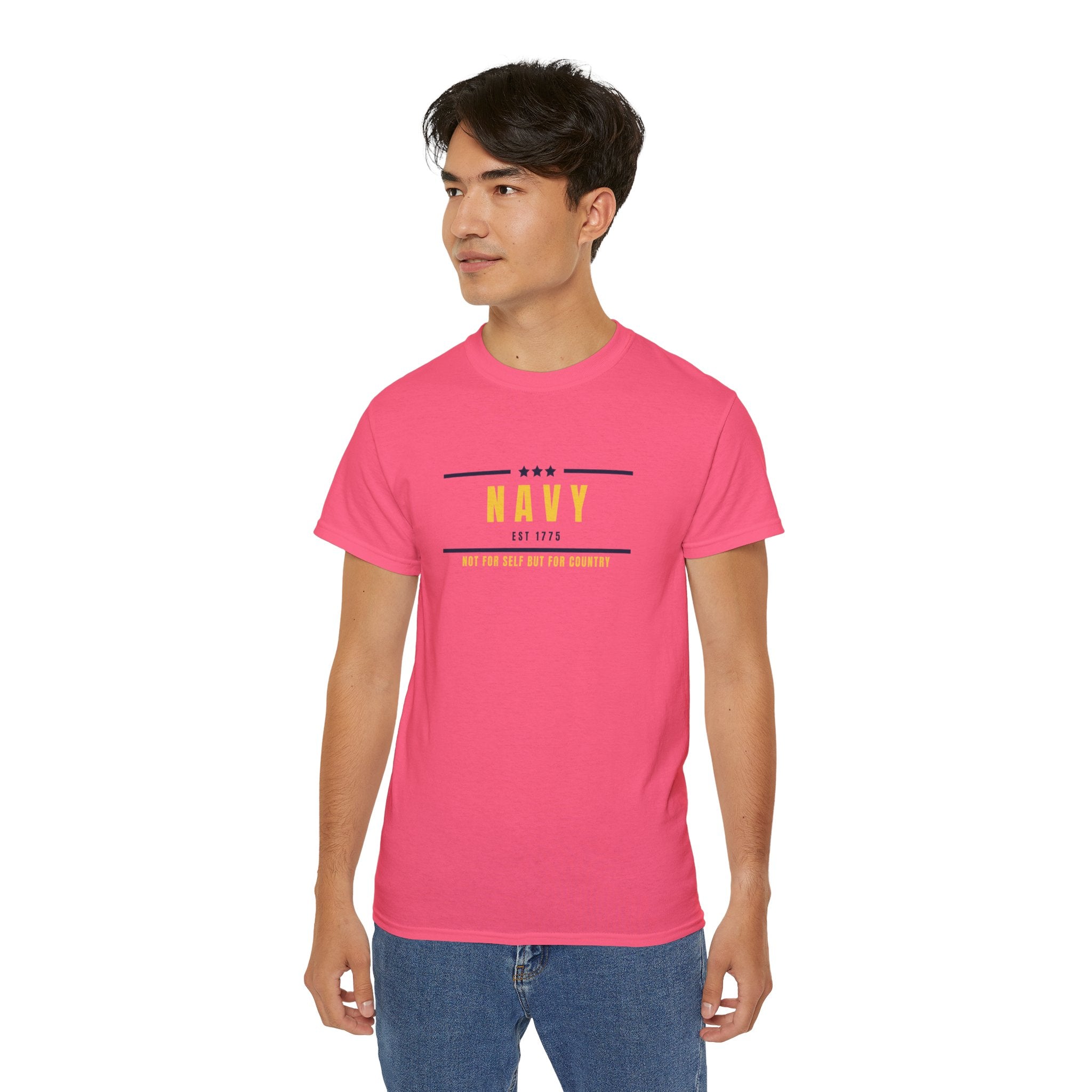 Navy Est. 1775 Military Graphic Tee — Veteran & Navy Support Shirt