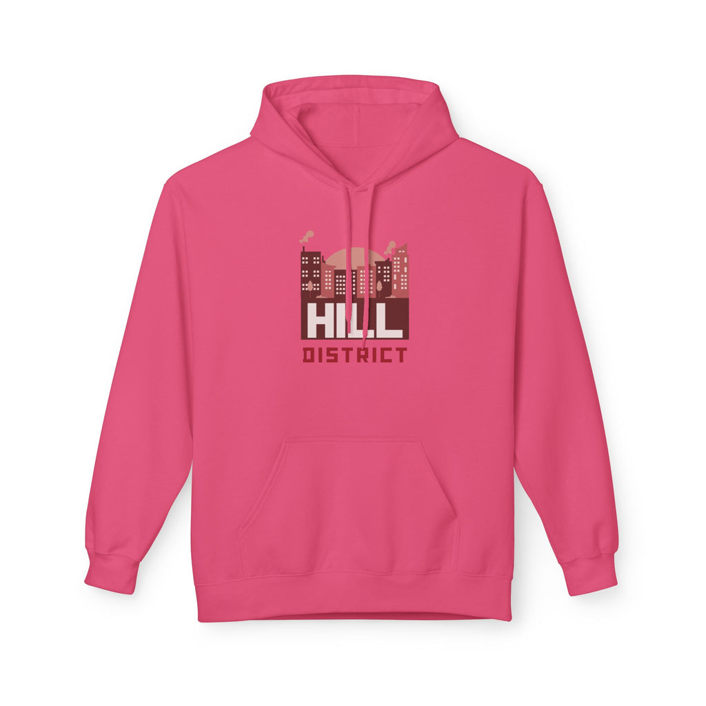 Hill District Hoodie — Vintage Cityscape Graphic Pullover