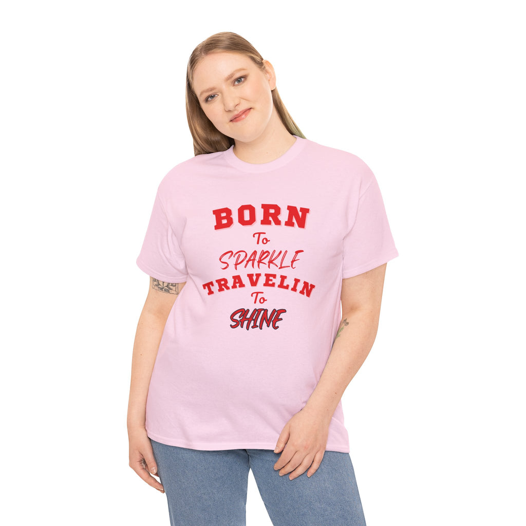 Traveling and shining T‑Shirt — Adventure Graphic Tee