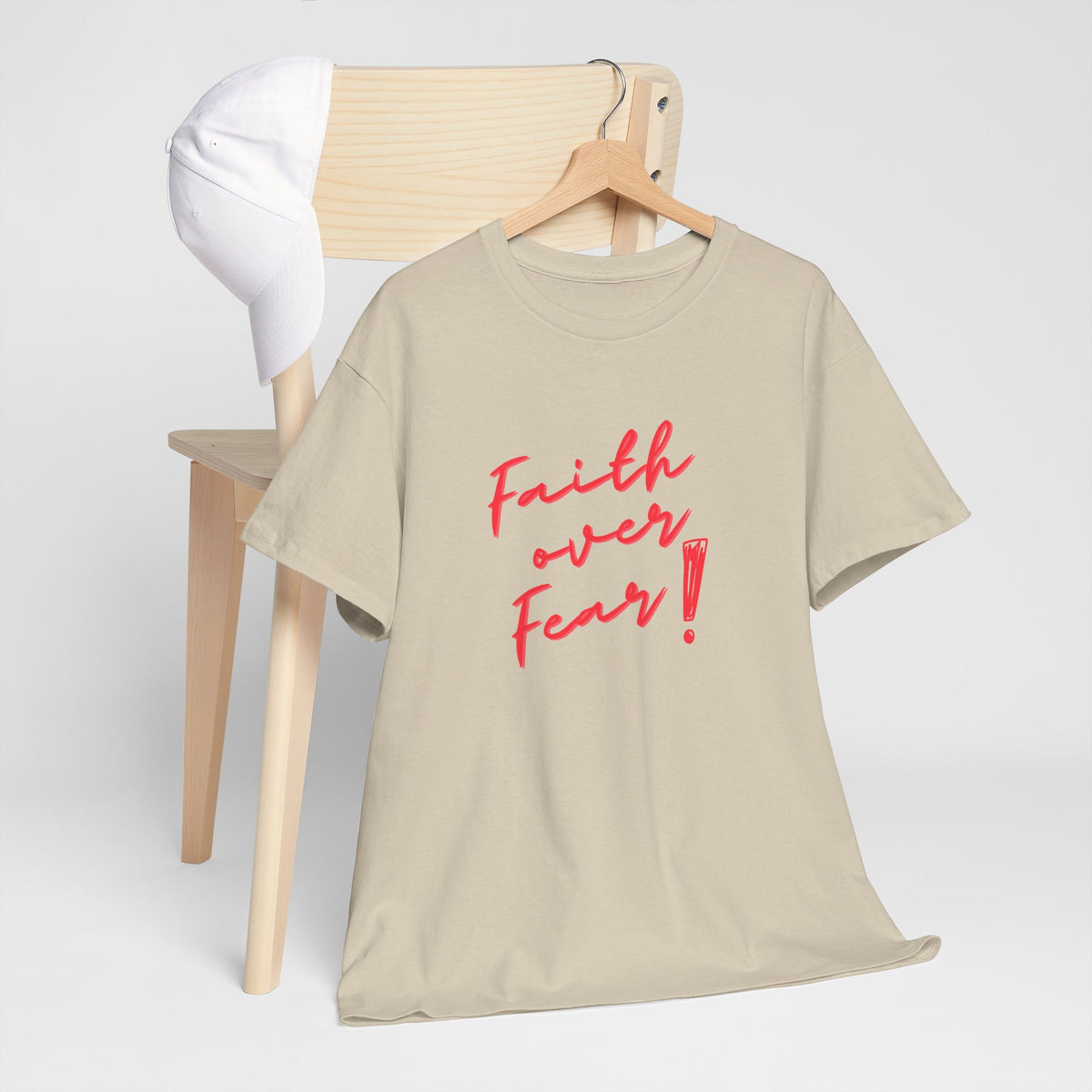 Faith Over Fear T-Shirt — Inspirational Christian Tee