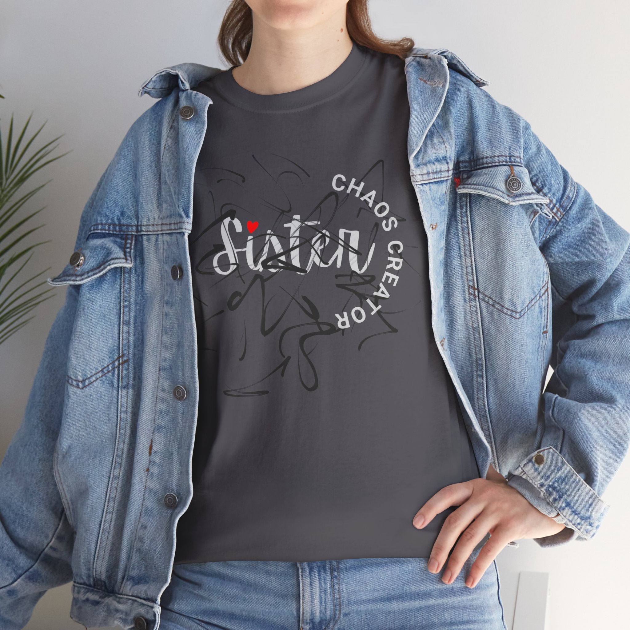 Sister Tee — 'Chaos Creator' Lightweight Sister Graphic T-Shirt