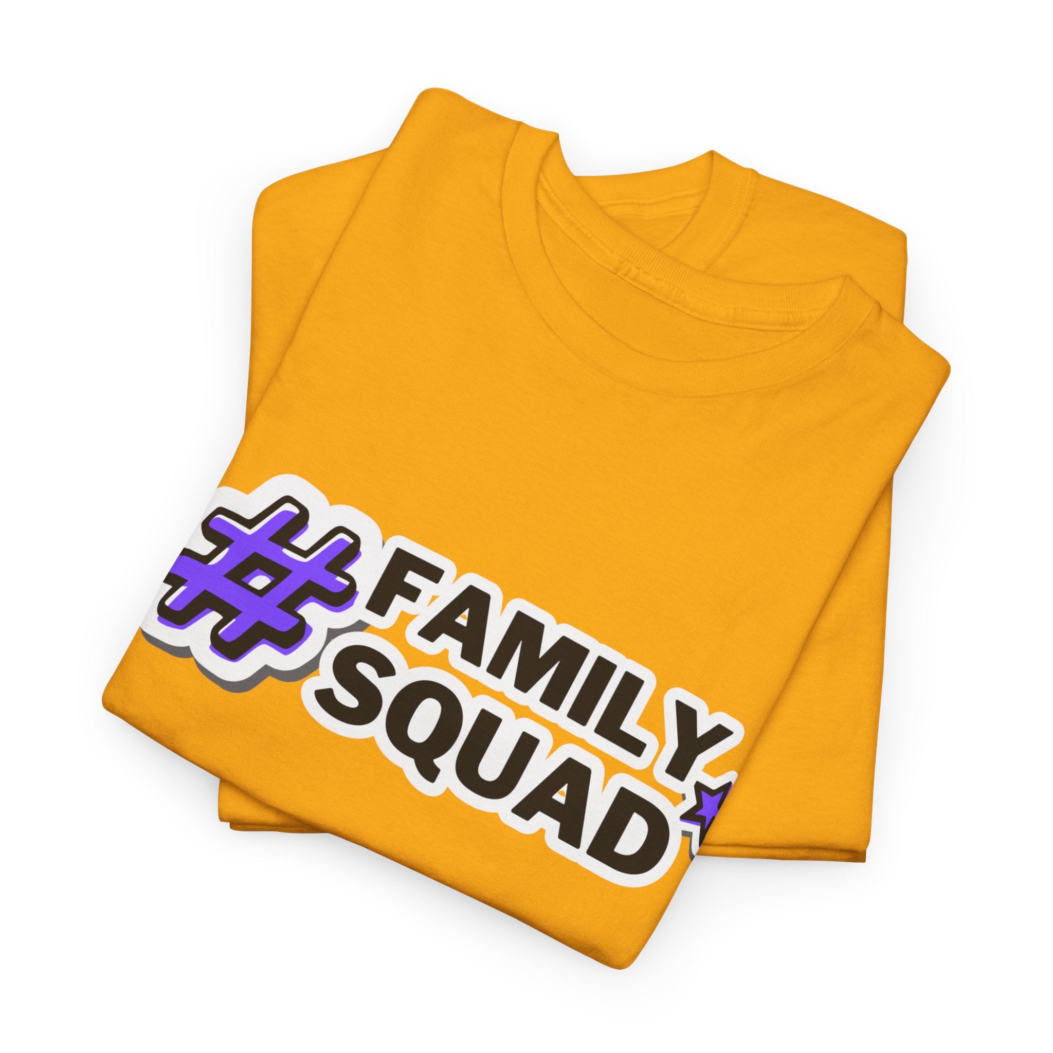 Family Squad T-Shirt — #FamilySquad Graphic Tee for Matching Family Outfits
