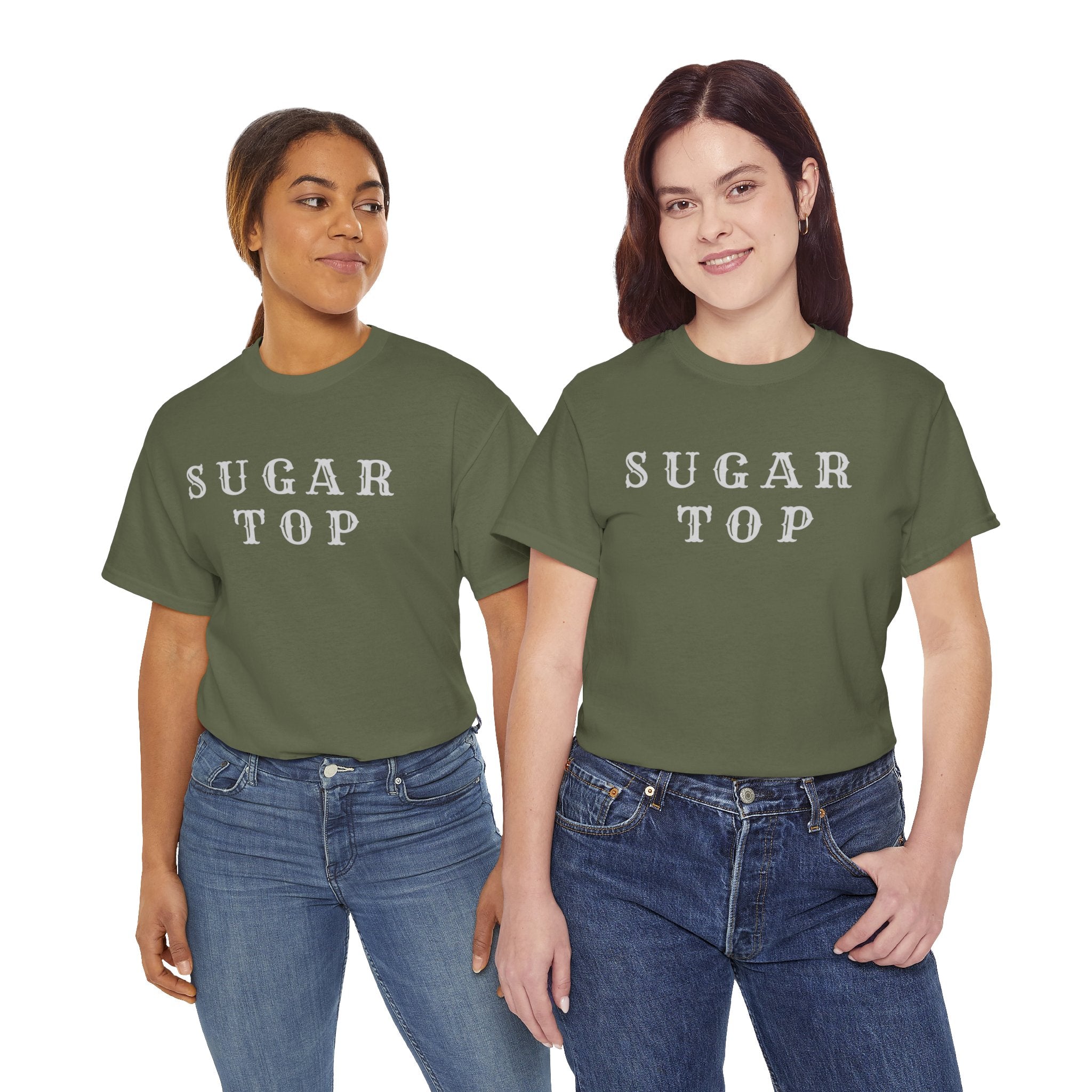 Sugar Top T-Shirt — Retro Western Lettering Tee