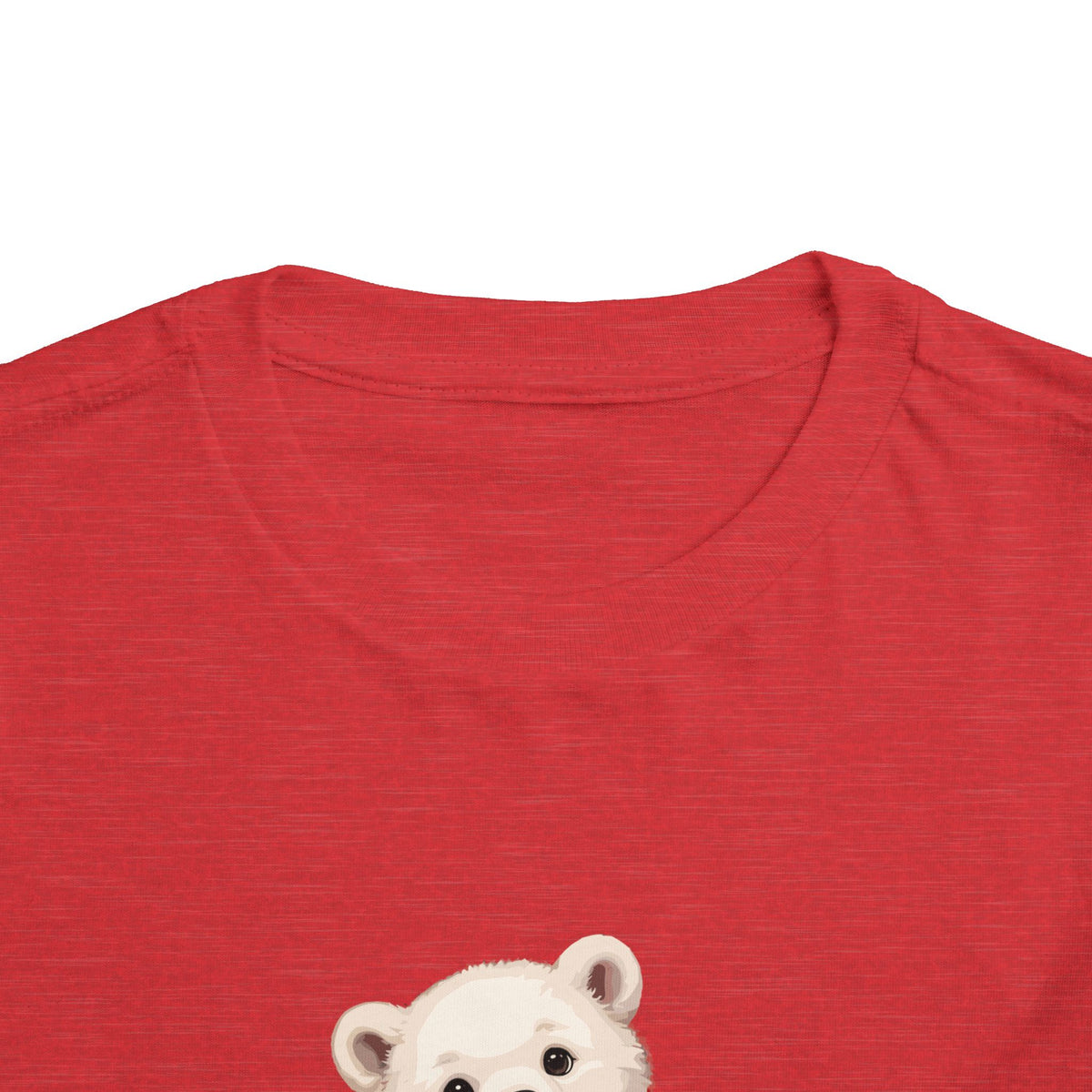 Ho Ho Ho Teddy Bear Christmas Toddler Short Sleeve Tee