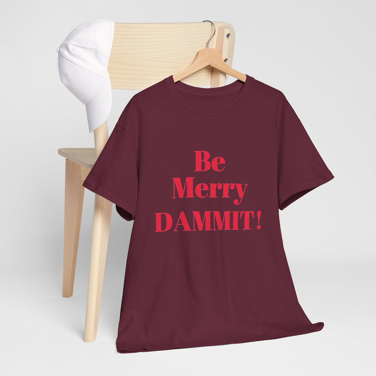 Be Merry DAMMIT! Funny Christmas T-Shirt