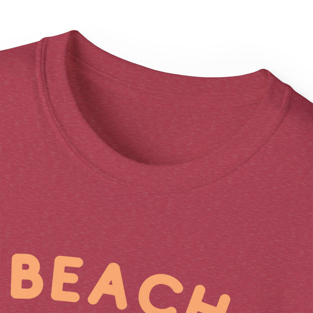 Beach Please It's a Girl's Trip Tee — Tropical Palm Sunset Vacation Shirt