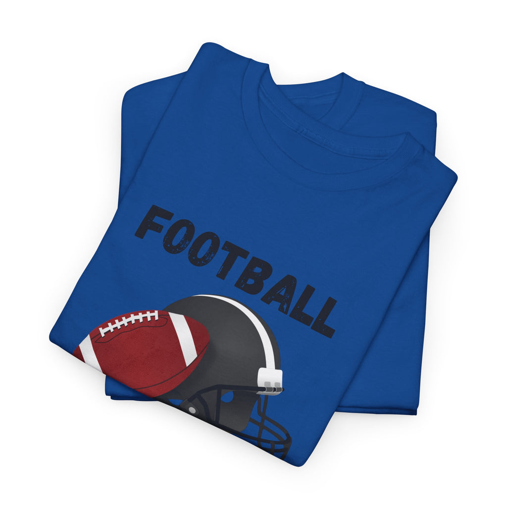 Football Dad T-Shirt — Classic Football & Helmet Tee for Proud Dads