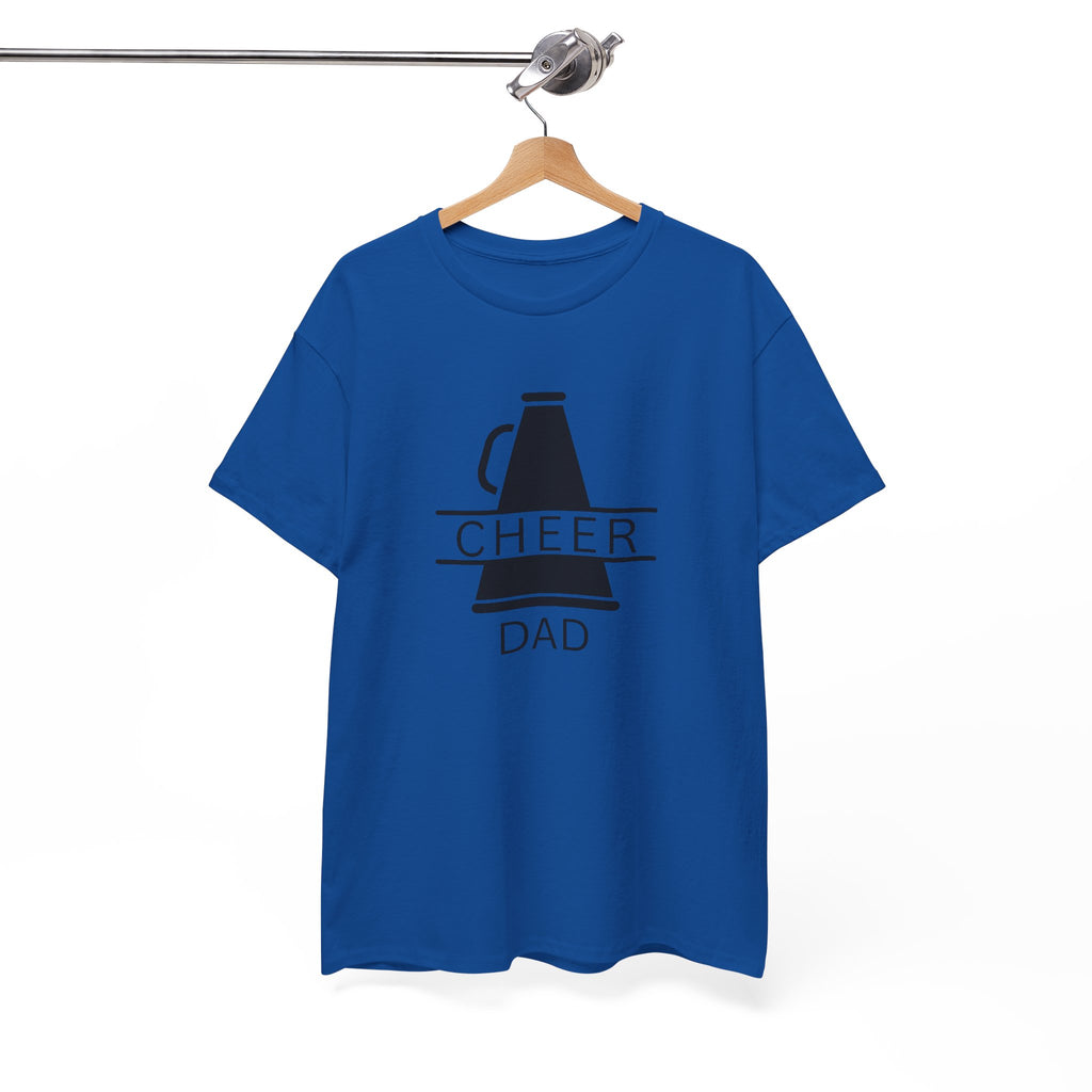 Cheer Dad T-Shirt – Megaphone Graphic Tee for Proud Cheerleading Fathers