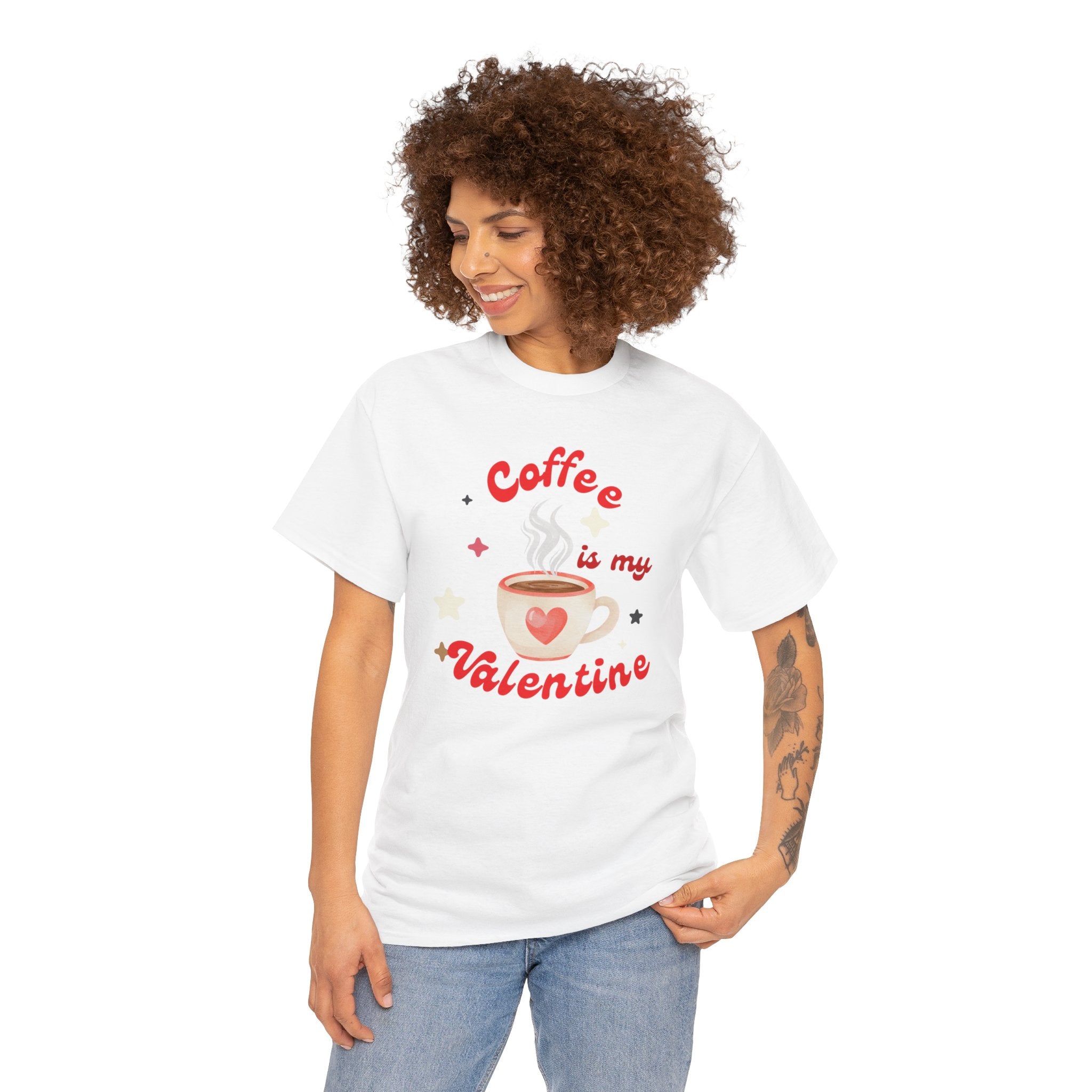 Coffee Is My Valentine Tee — Cute Valentine’s Day Coffee Shirt