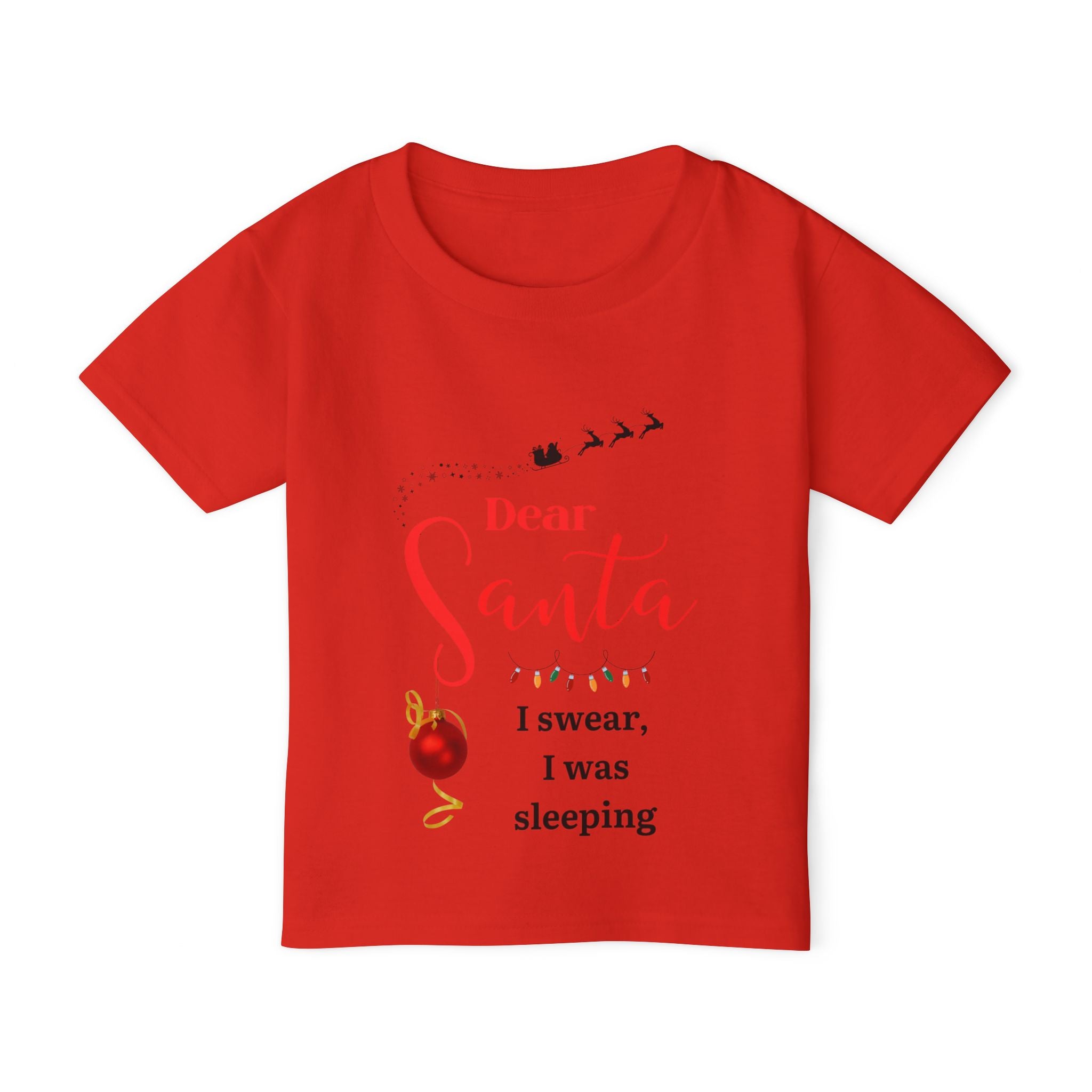 Dear Santa, I swear I was...Toddler T-Shirt, Christmas Kids Tee, Holiday Gift, Cute Toddler Outfit, Festive Family Party Shirt