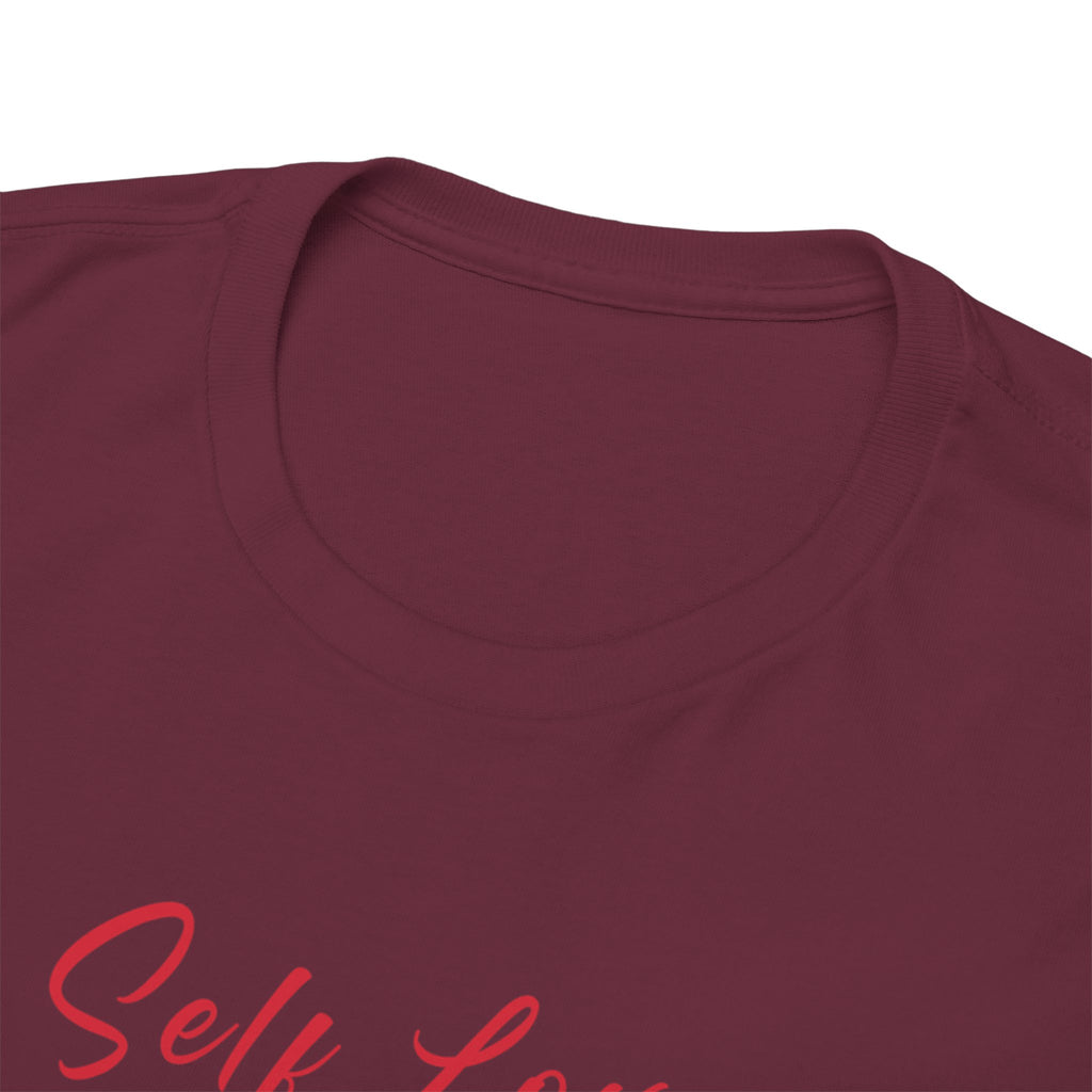 T-Shirt — "Self Love Is The Real Flex" Romantic Couple Graphic Tee