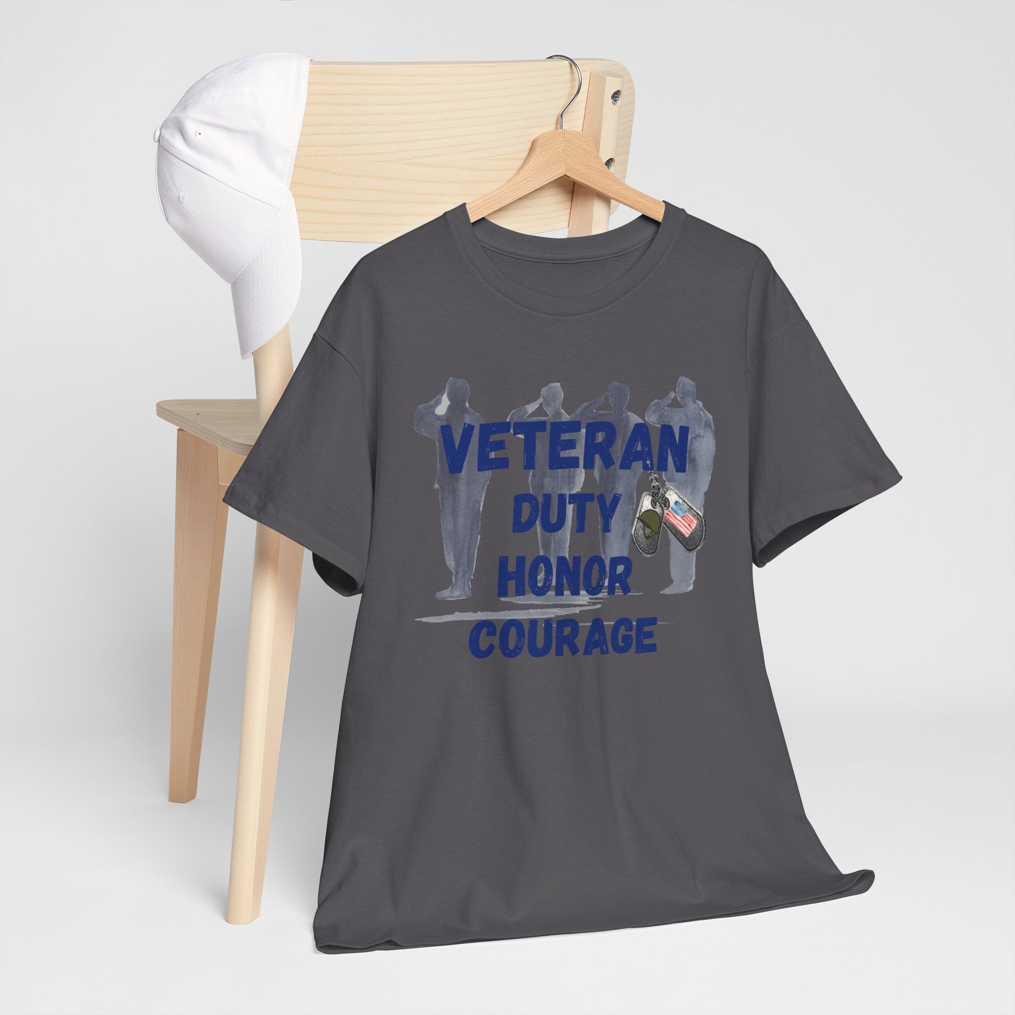 Veteran Duty Honor Courage T-Shirt – Military Tribute Tee