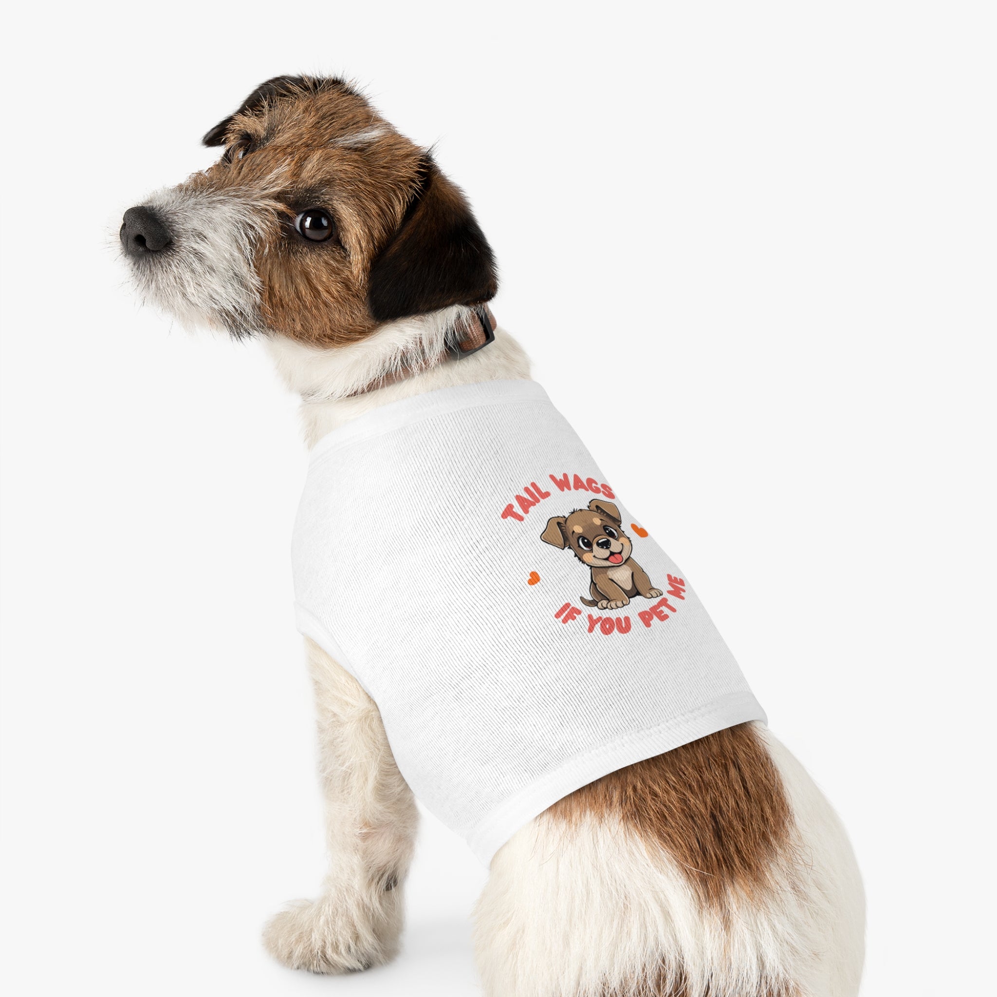 "Tail Wags...pet me" Pet Tank Top