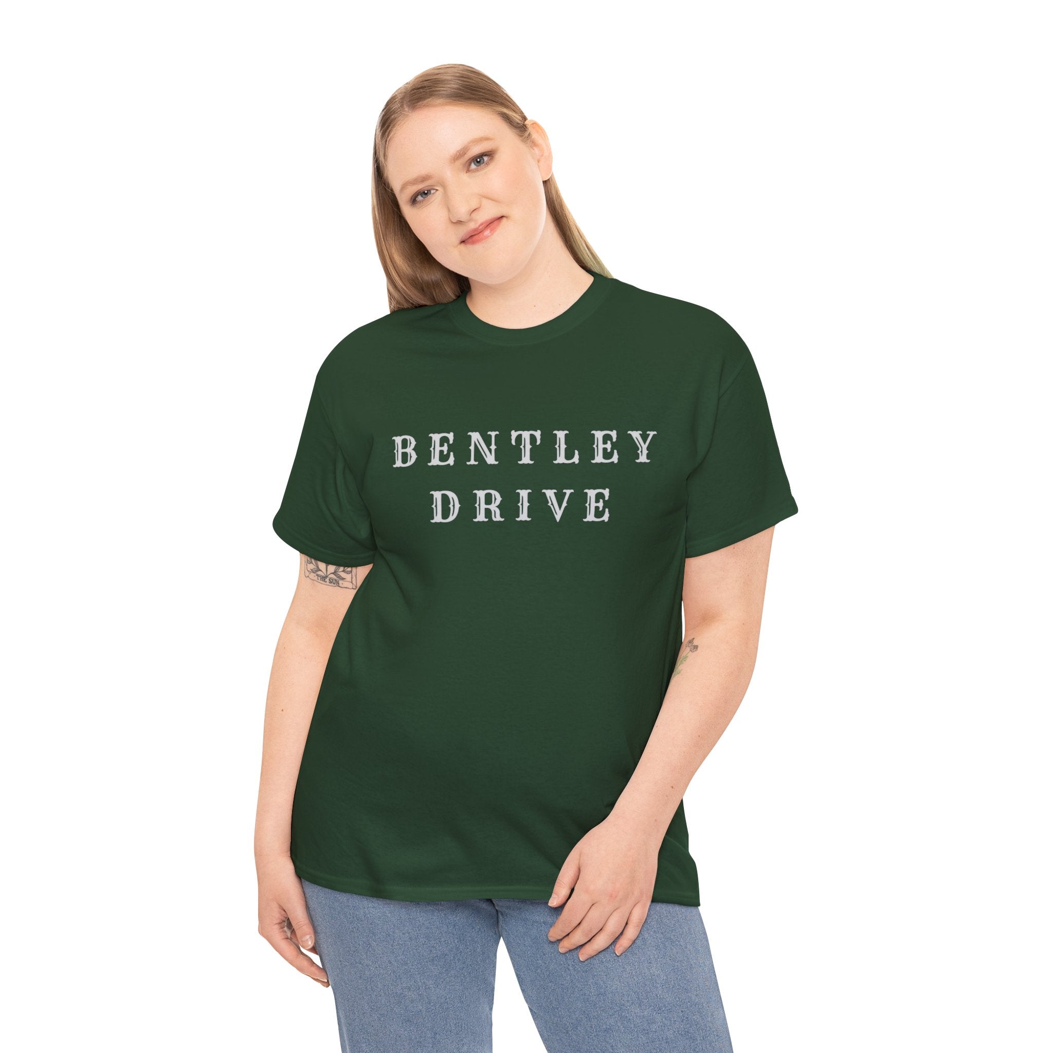 Bentley Drive Tee — Classic Vintage Lettering T-Shirt