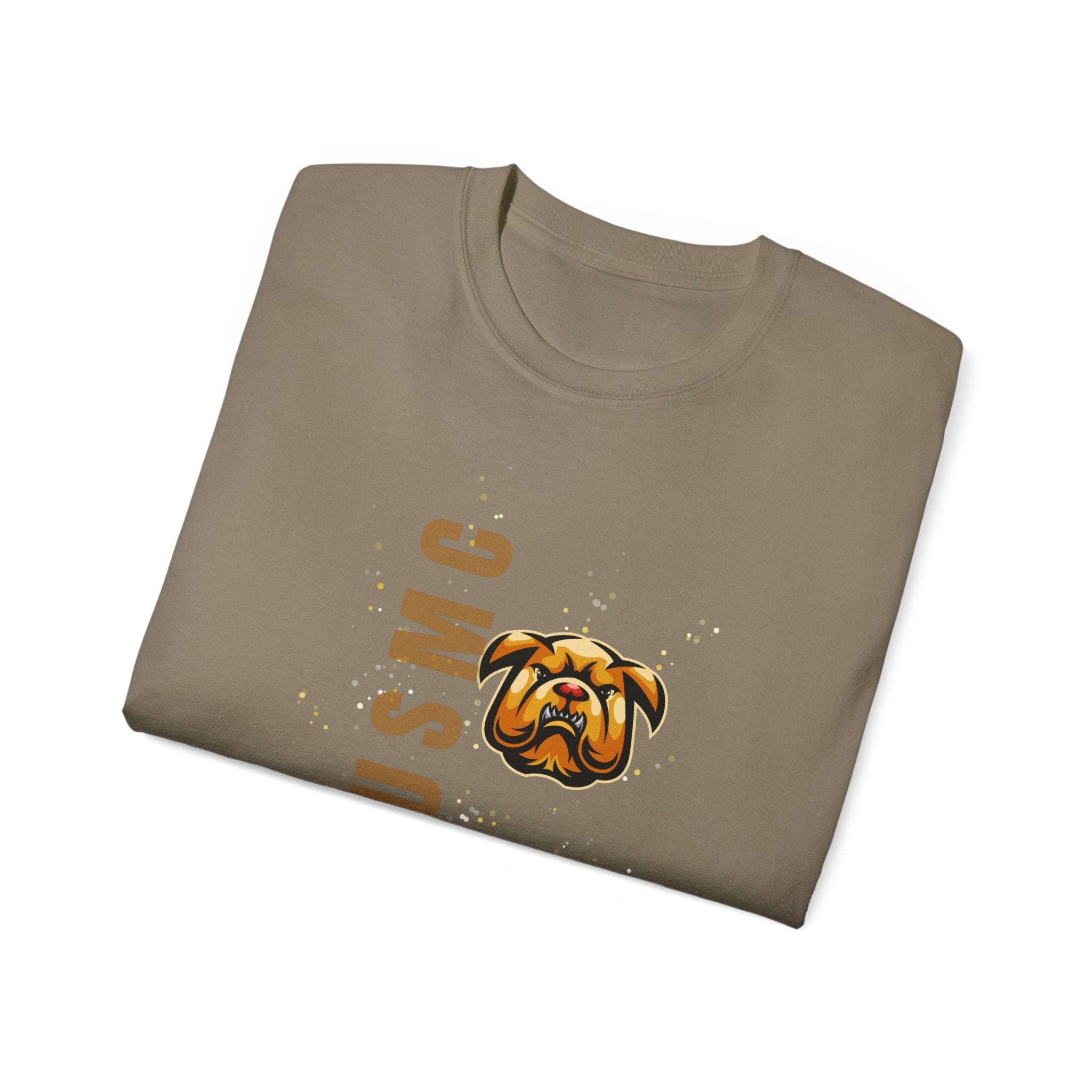 USMC Jarhead Bulldog T‑Shirt — Marine Corps Vertical Logo Tee