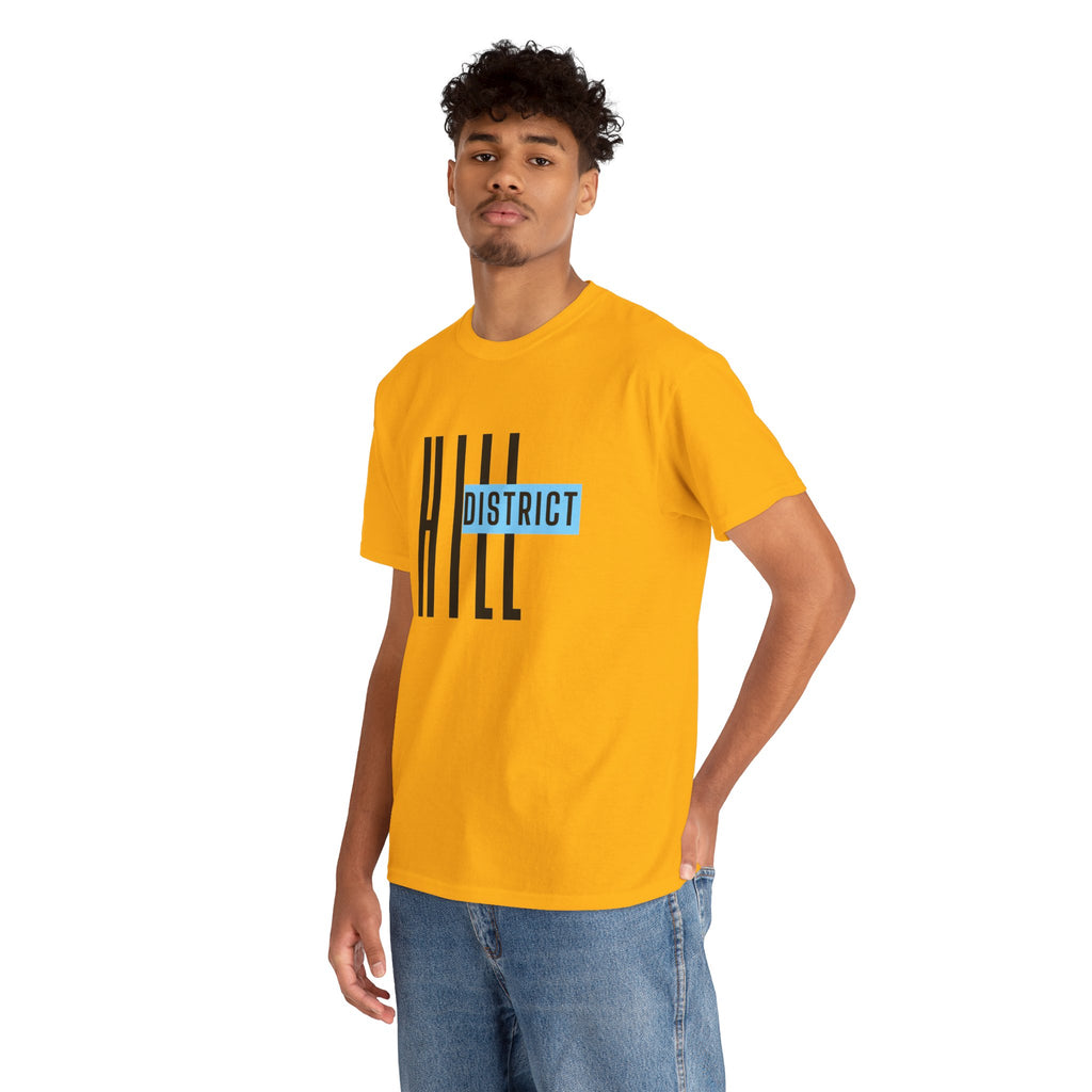 Hill District Retro Logo T‑Shirt — Urban Neighborhood Pride Tee