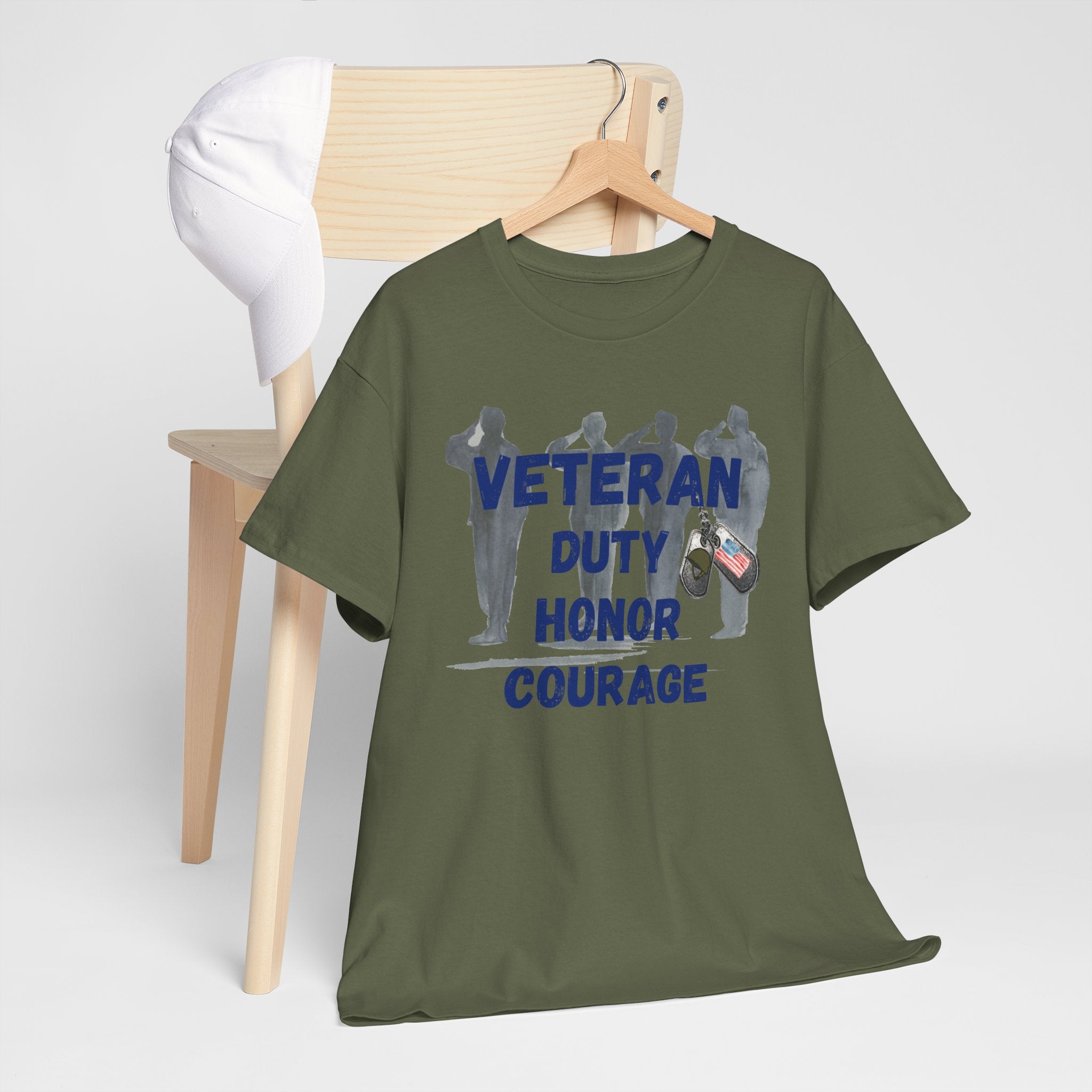 Veteran Duty Honor Courage T-Shirt – Military Tribute Tee