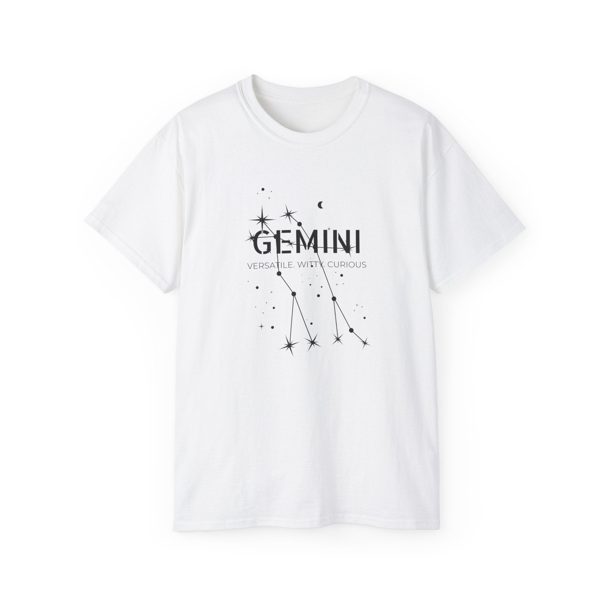 Gemini Constellation Tee — Zodiac Star Sign T-Shirt