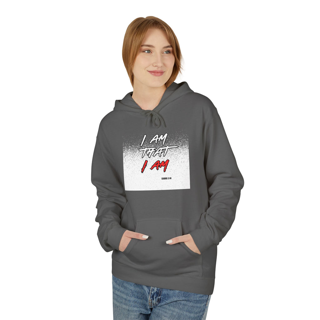 Hoodie — 'Lazy Today, Lady Tomorrow' Minimal Script Hoodie (White)