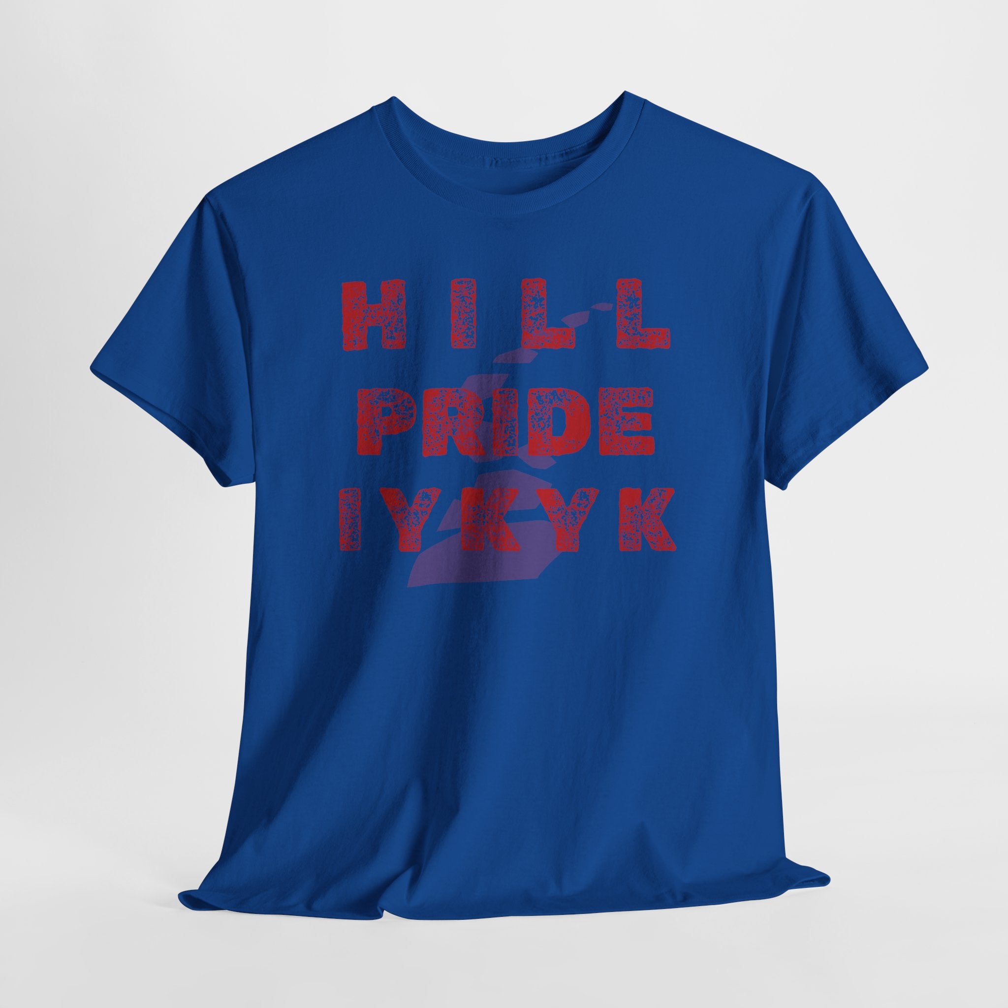 Hill Pride Cobblestone Road Graphic Tee — Red Brick Path Text Design