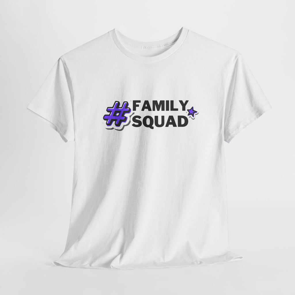 Family Squad T-Shirt — #FamilySquad Graphic Tee for Matching Family Outfits