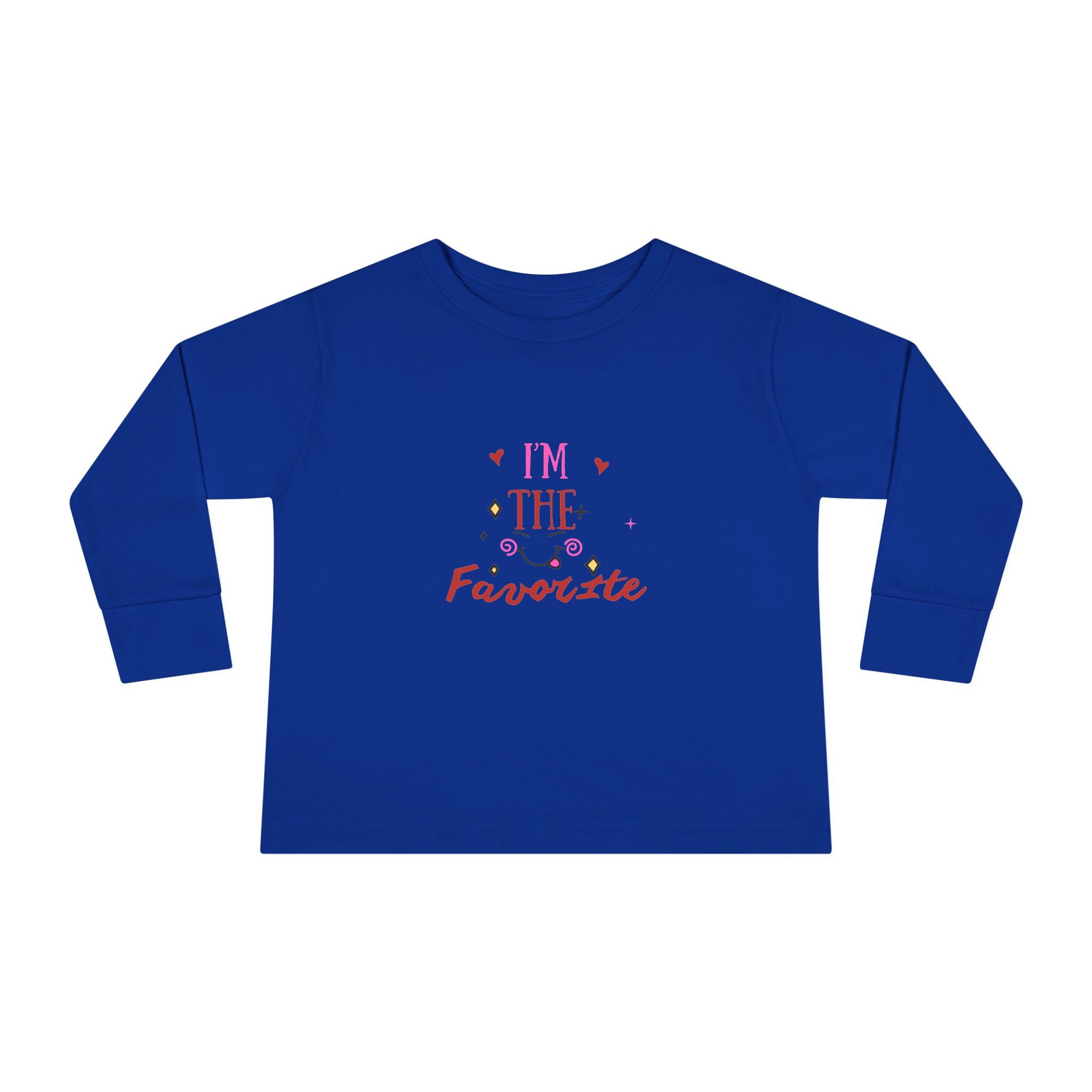 Toddler Long Sleeve Tee — "I'm the Favorite" Cute Kid’s Long-Sleeve Shirt