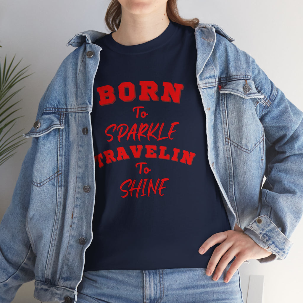 Traveling and shining T‑Shirt — Adventure Graphic Tee