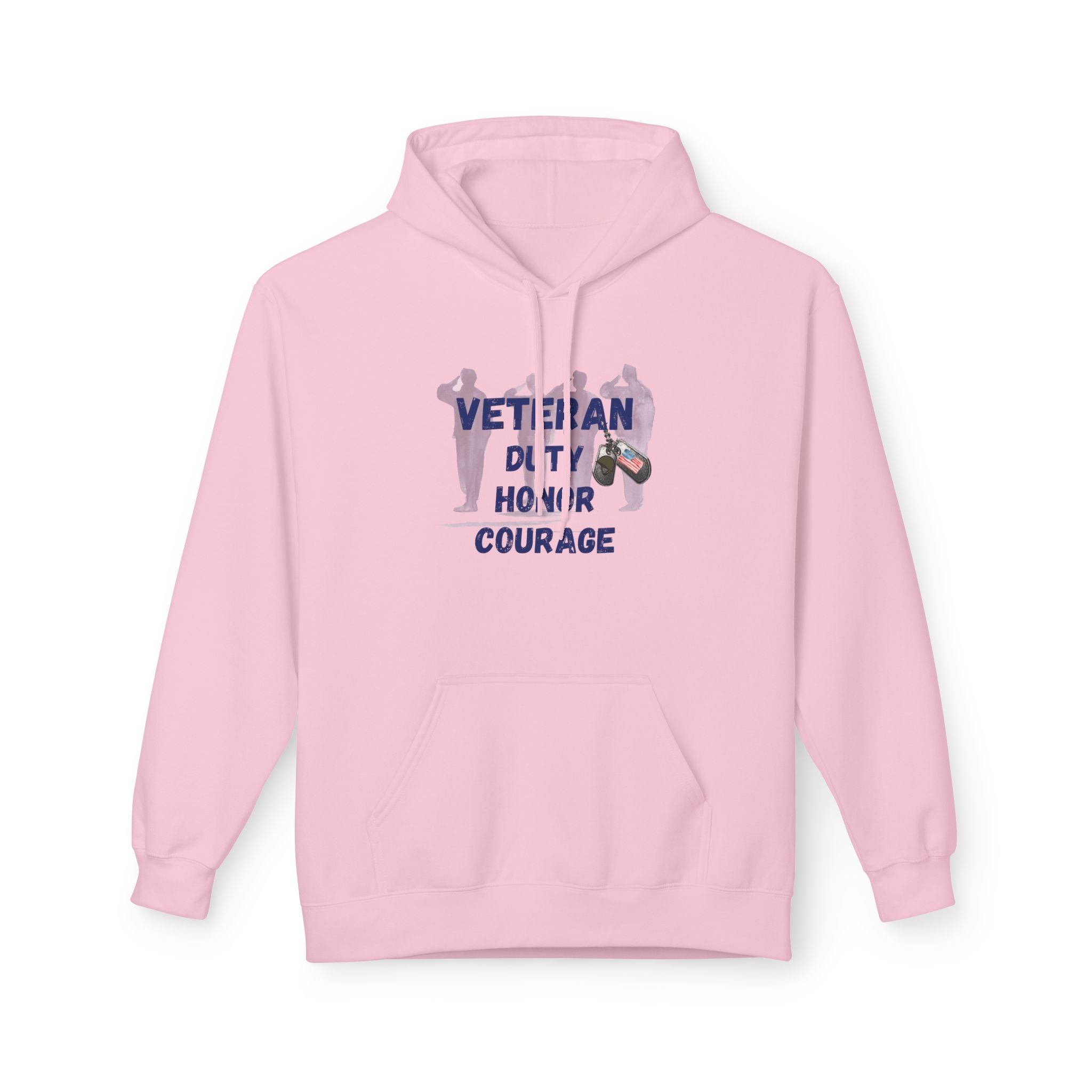 Proud Veteran Unisex Midweight Soft style Fleece Hoodie