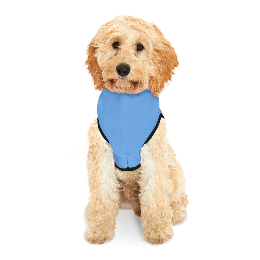 Navy Fur Boat Pet Hoodie — Nautical Anchor Dog & Cat Hoodie