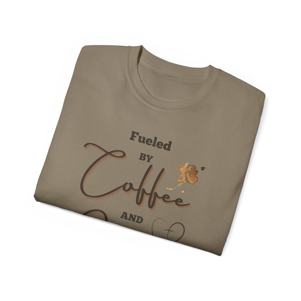 Coffee and Jesus T‑Shirt — "Fueled by Coffee and Jesus" Faith Graphic Tee