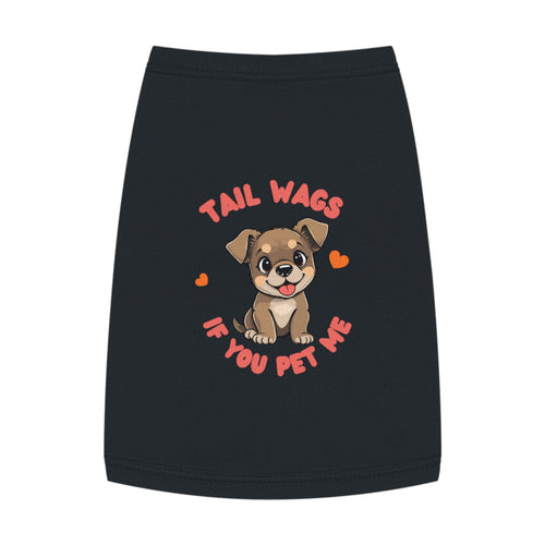 "Tail Wags...pet me" Pet Tank Top