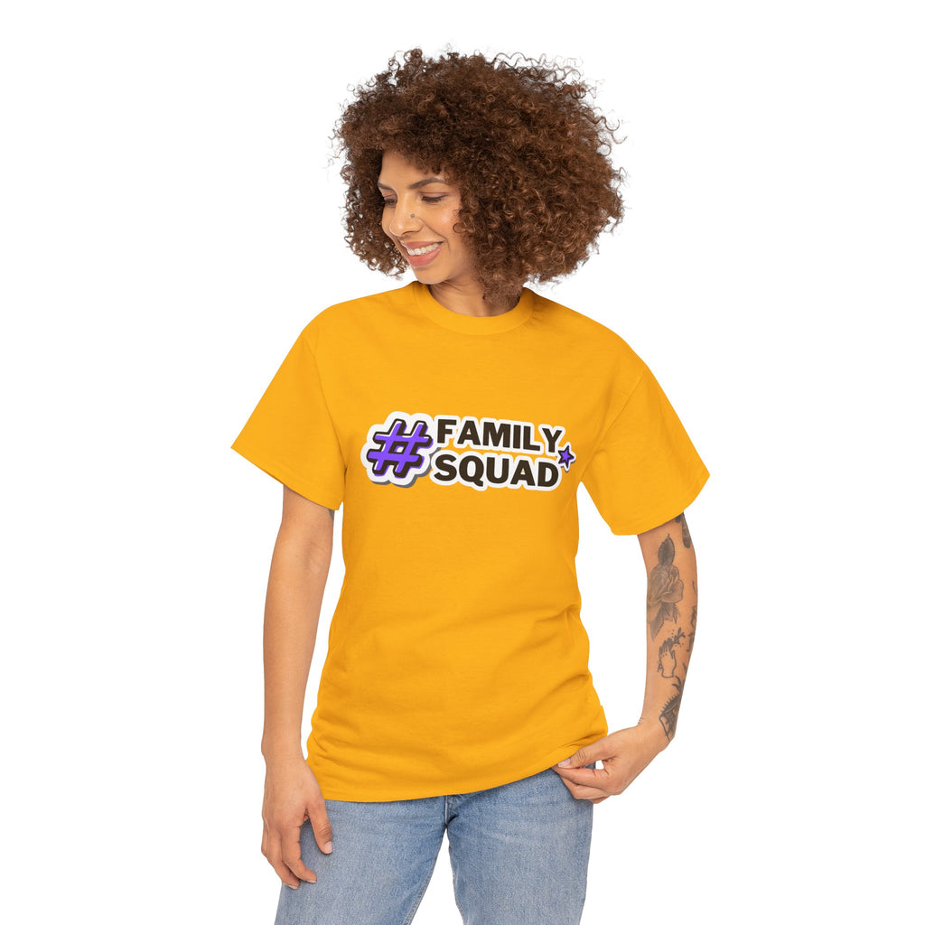 Family Squad T-Shirt — #FamilySquad Graphic Tee for Matching Family Outfits