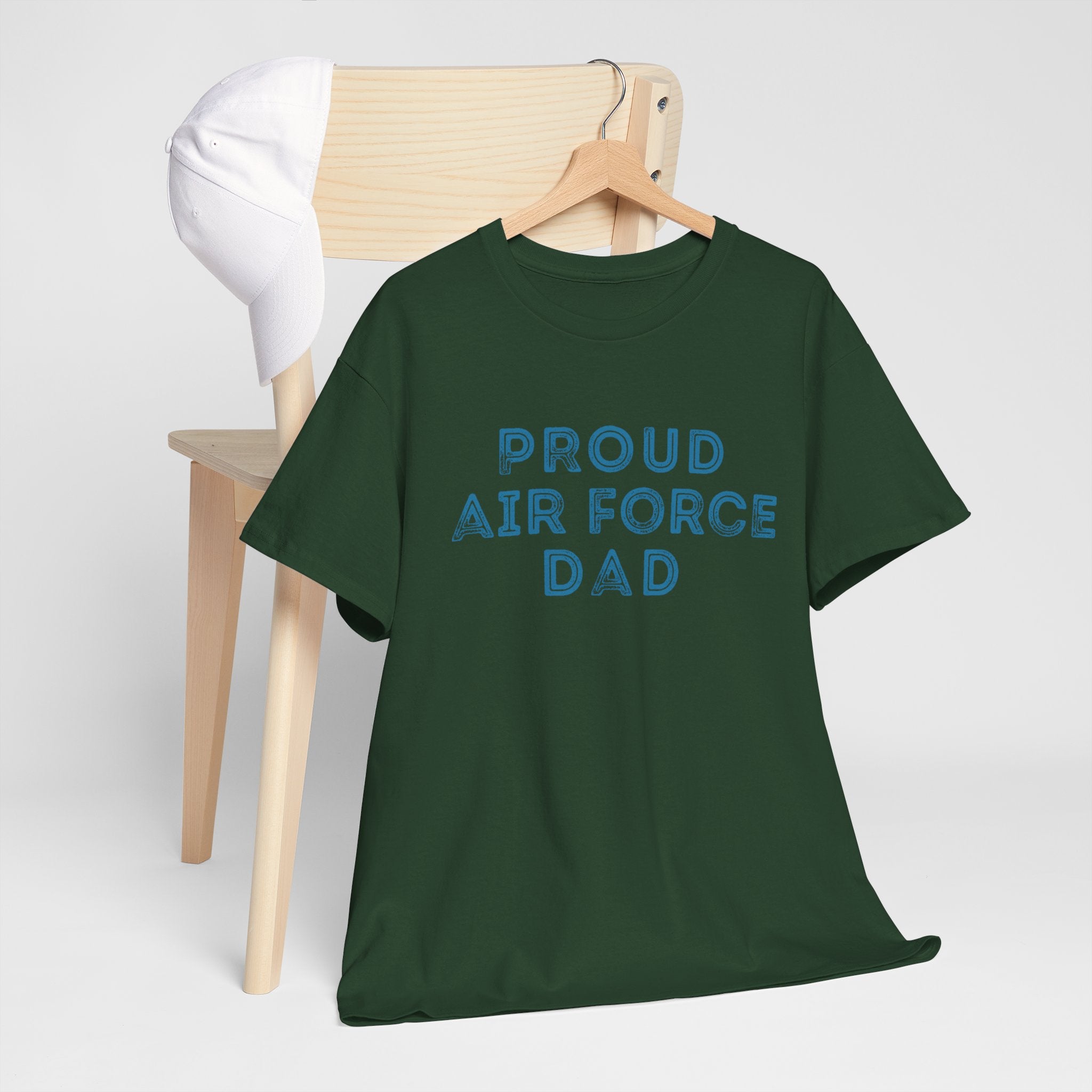 Proud Air Force Dad T-Shirt — Military Dad Gift, Father's Day Tee