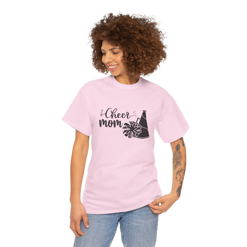 Cheer Mom T-Shirt — Pom Pom & Megaphone Mom Tee