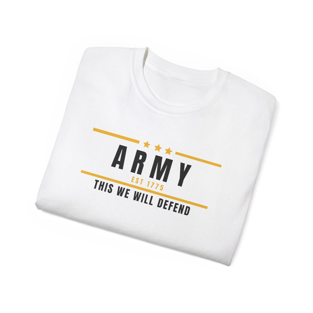 Army This We Will Defend Tee — Patriotic Military Cotton T-Shirt