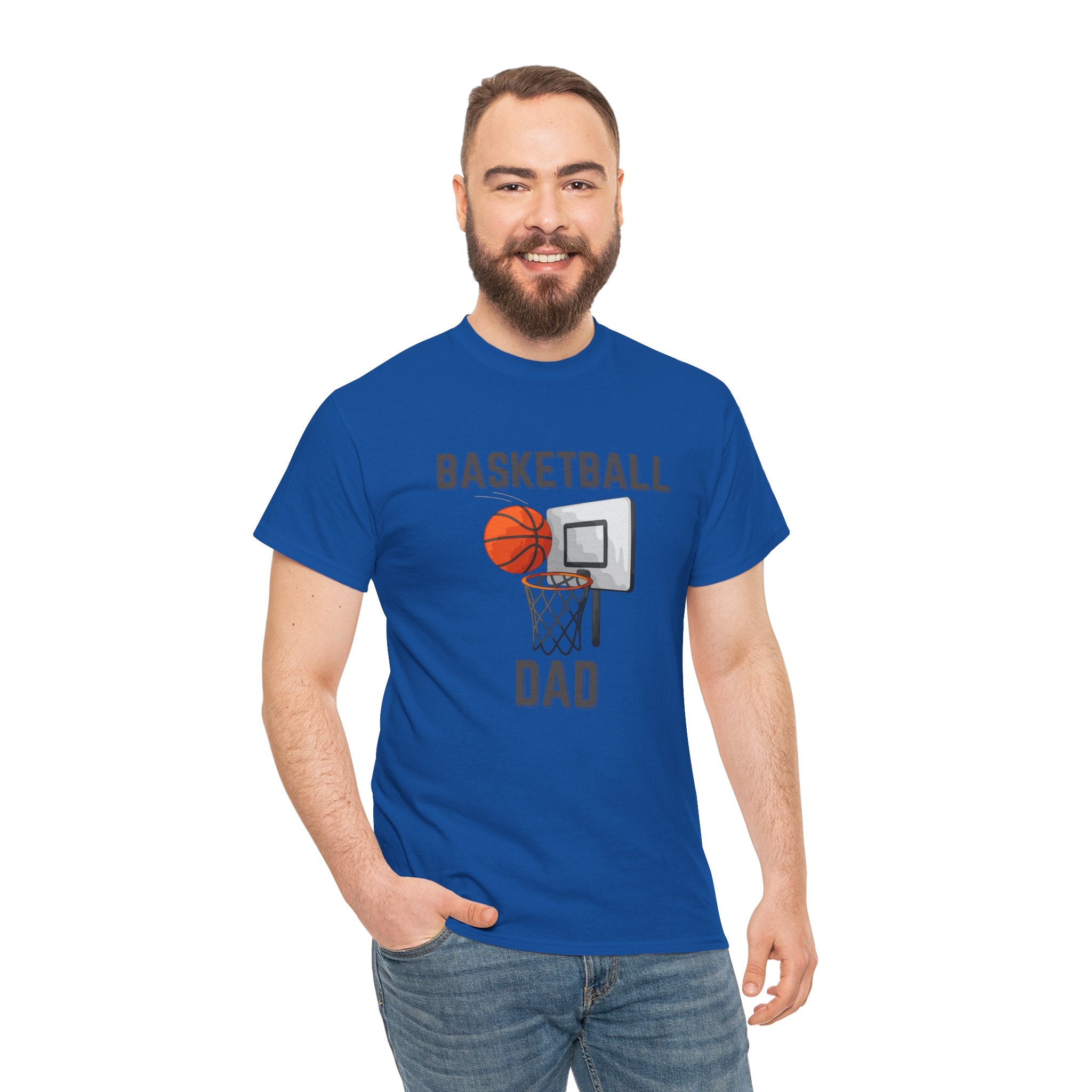 Basketball Dad T-Shirt — Dad Gift, Basketball Coach & Game Day Tee