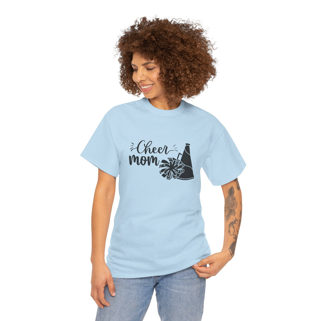 Cheer Mom T-Shirt — Pom Pom & Megaphone Mom Tee