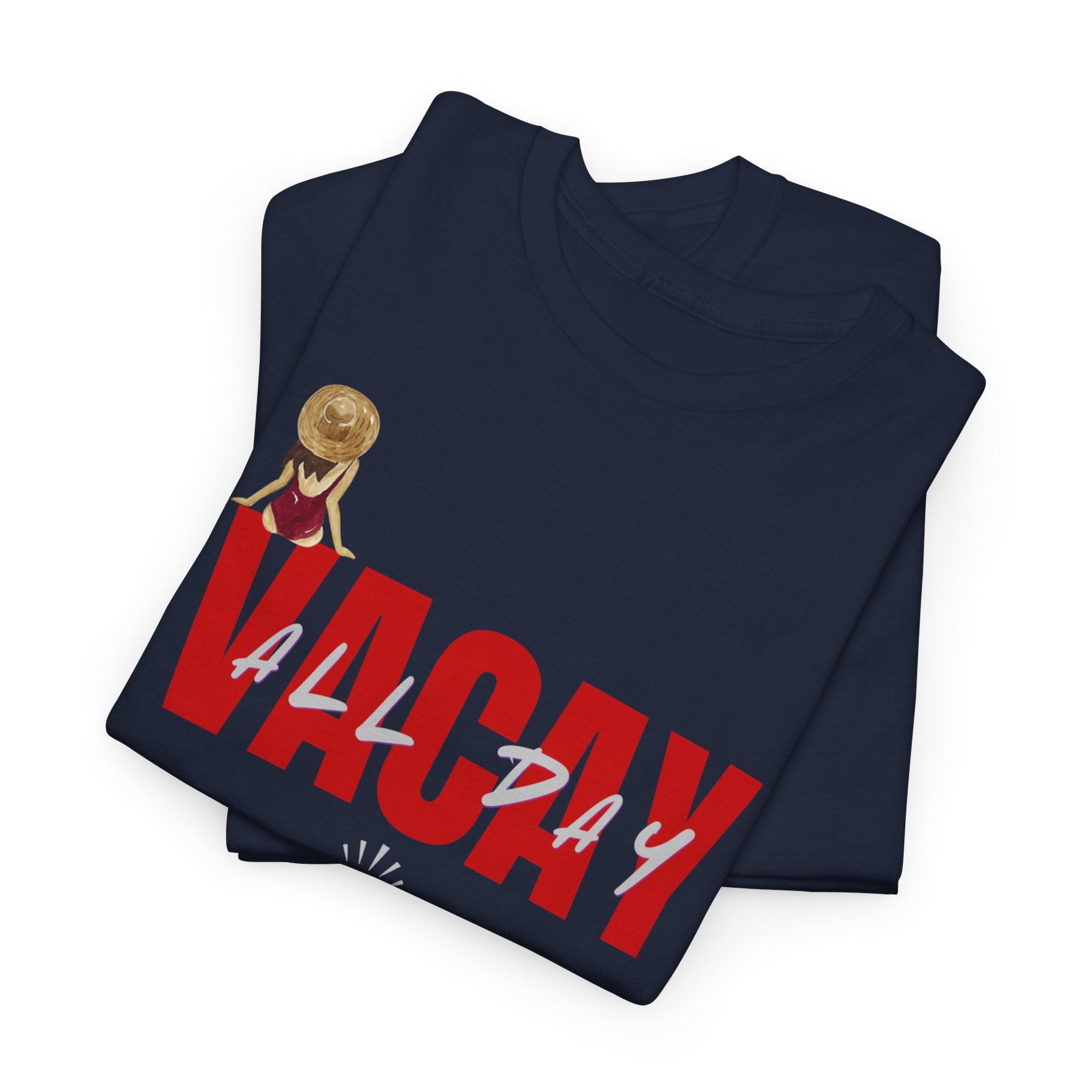 Slay All Night Graphic Tee — "Slay All Night" Red Text Party Shirt