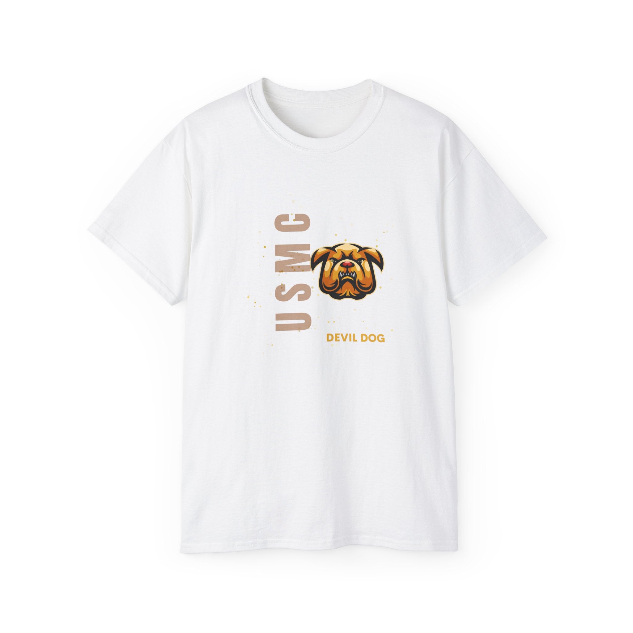 USMC Jarhead Bulldog T‑Shirt — Marine Corps Vertical Logo Tee