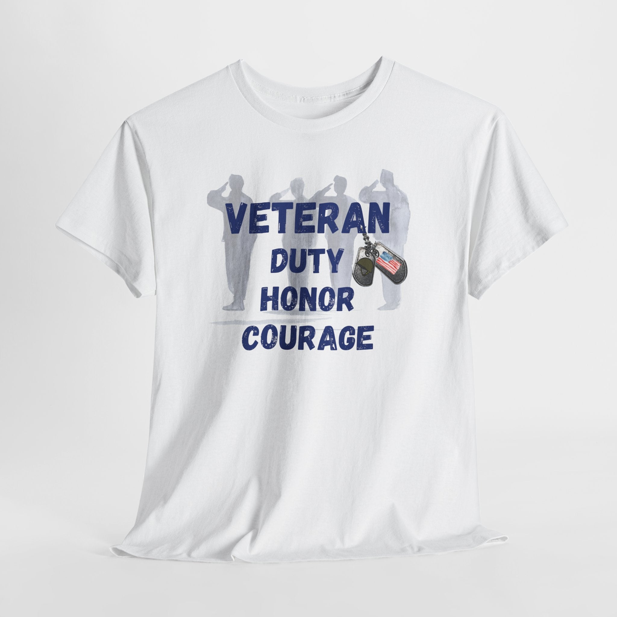 Veteran Duty Honor Courage T-Shirt – Military Tribute Tee