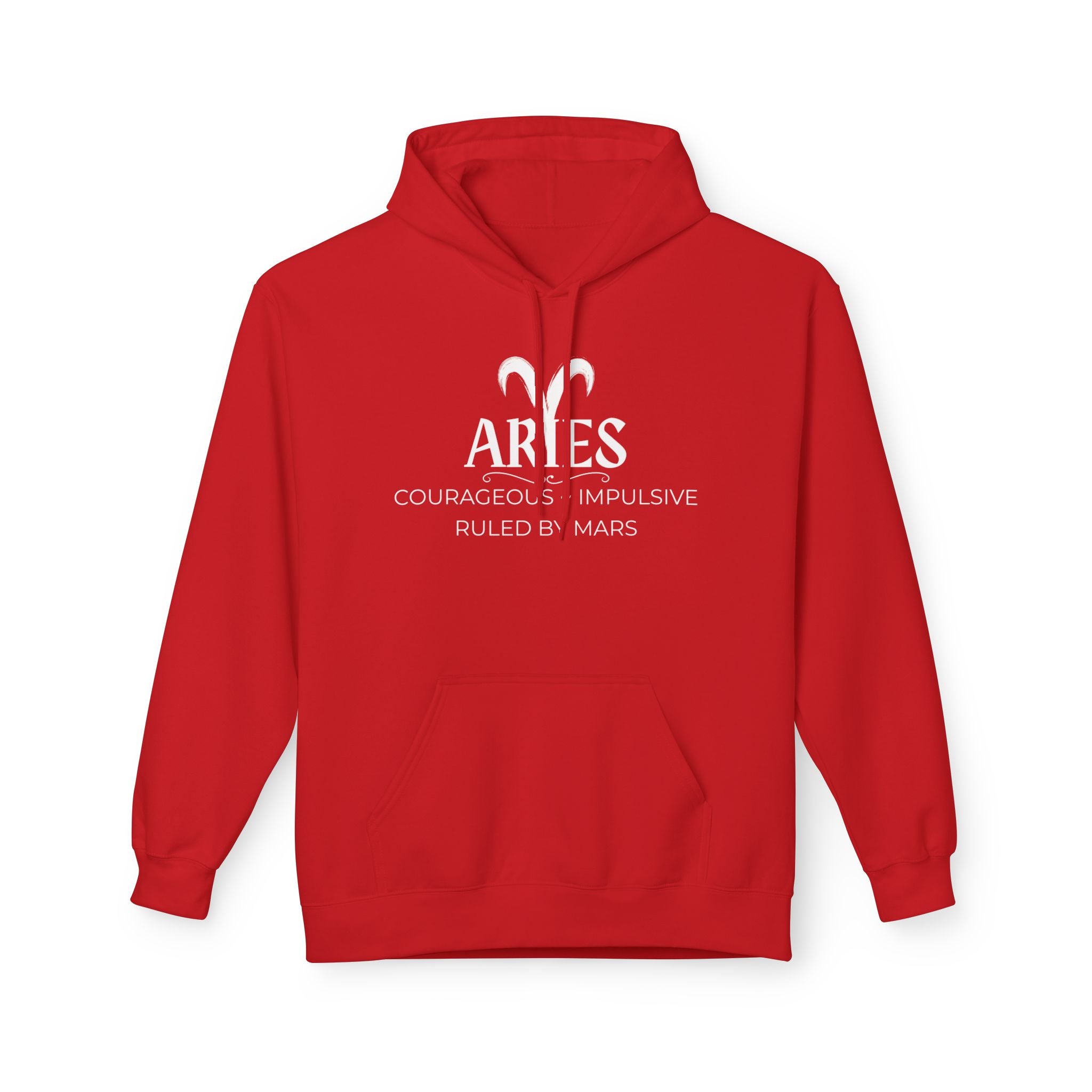 Aries Zodiac Fleece Hoodie