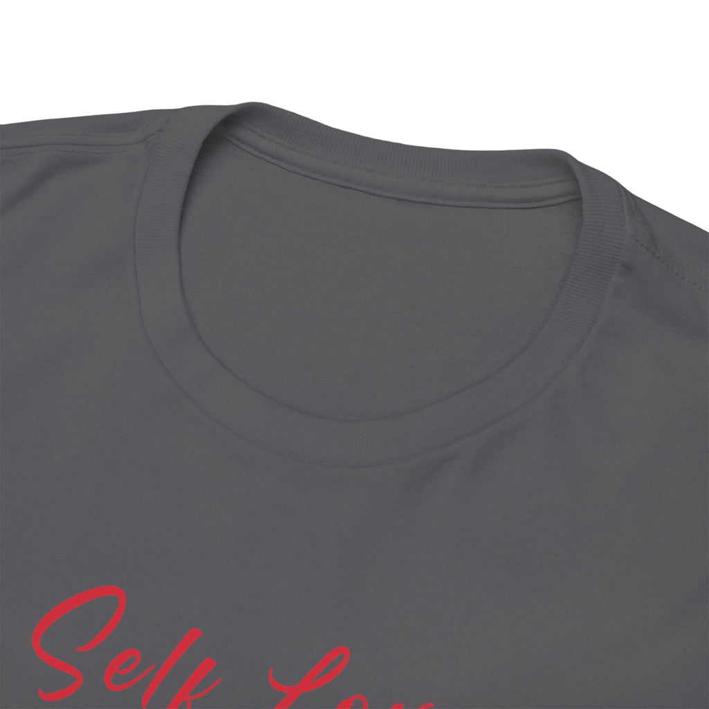 T-Shirt — "Self Love Is The Real Flex" Romantic Couple Graphic Tee