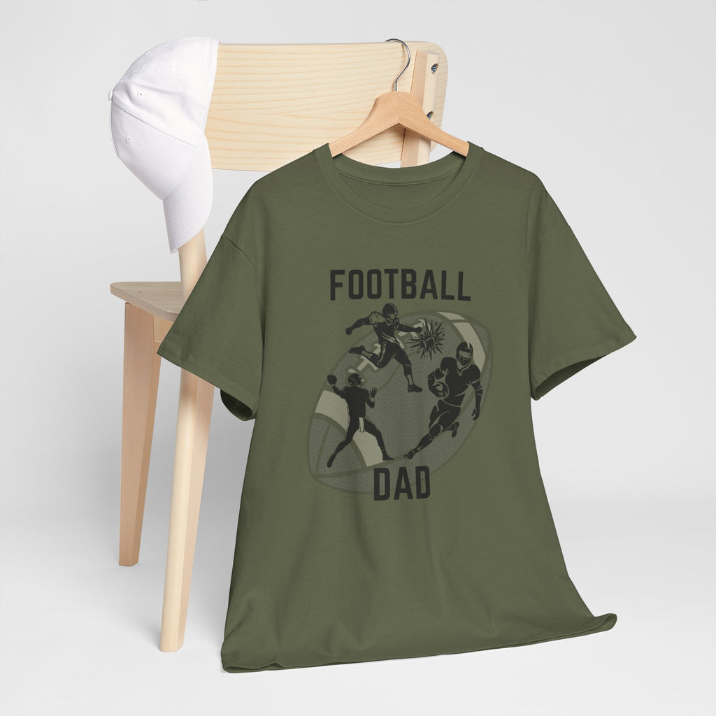 Football Dad T-Shirt – Proud Sideline Tee for Dad