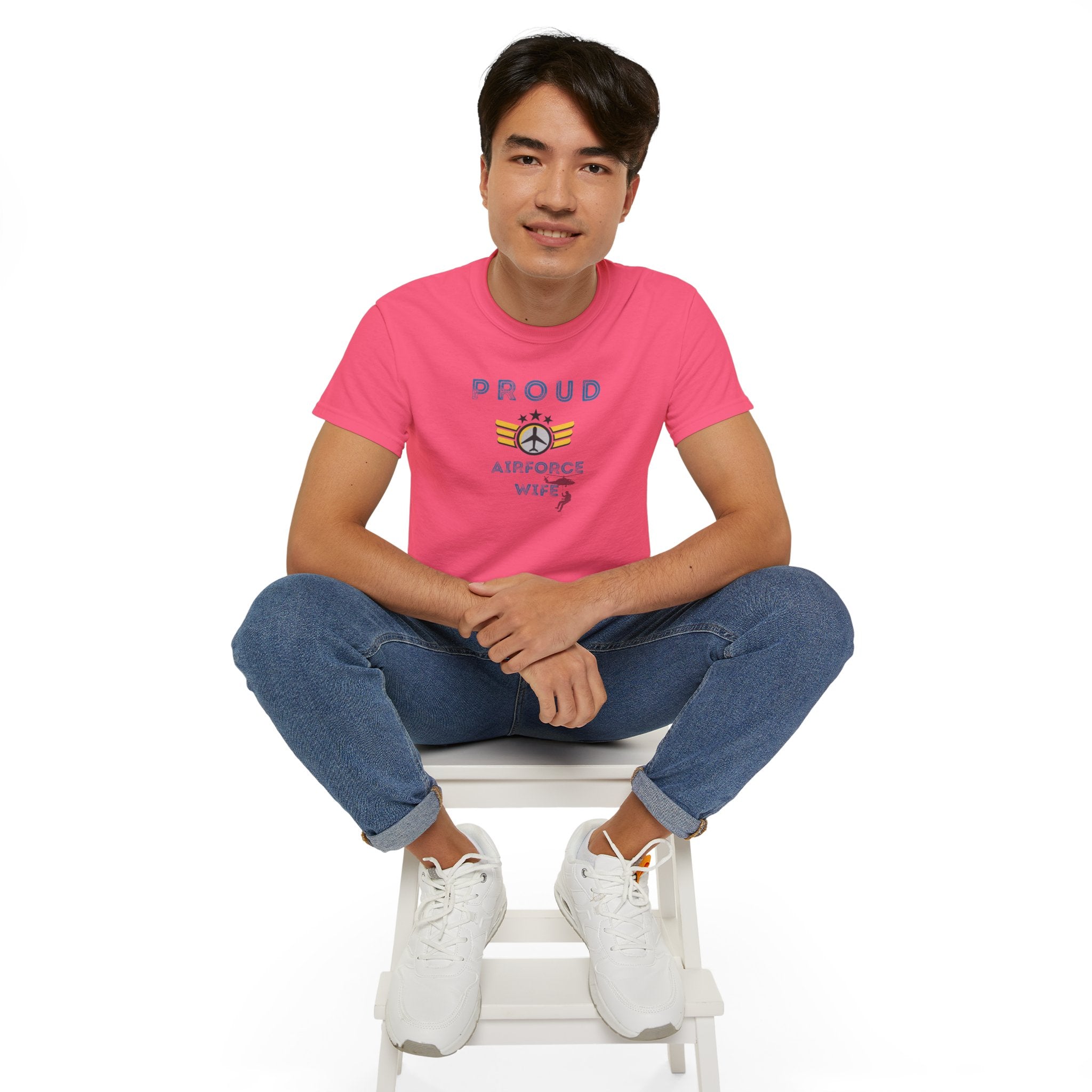 Proud Air Force Wife T-Shirt — Military Spouse Tee