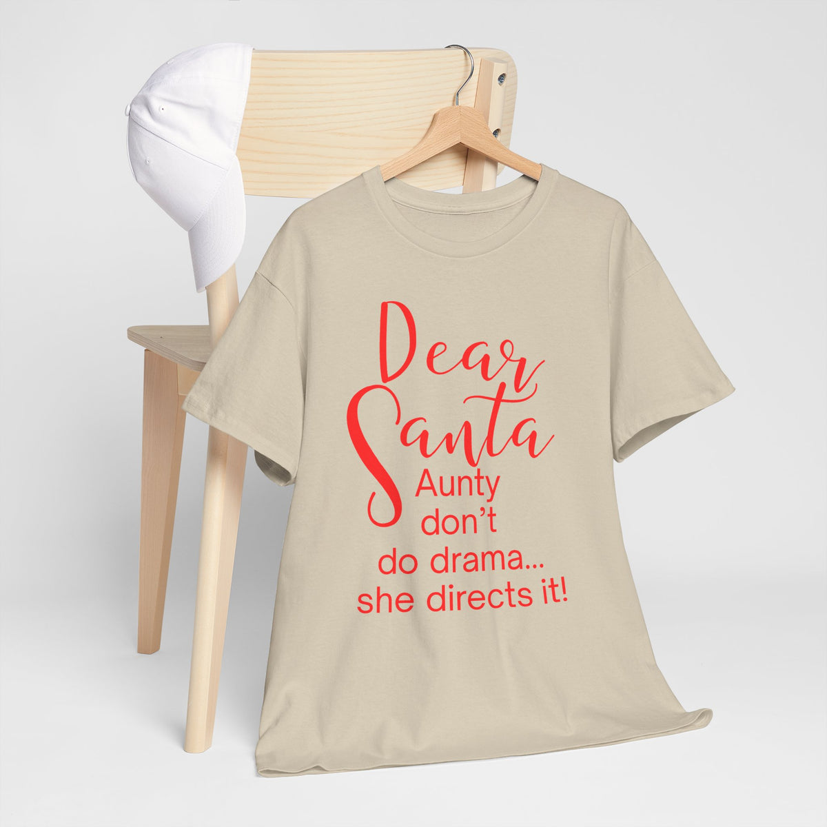 Dear Santa Aunty Don’t Do Drama She Directs It Christmas T-Shirt