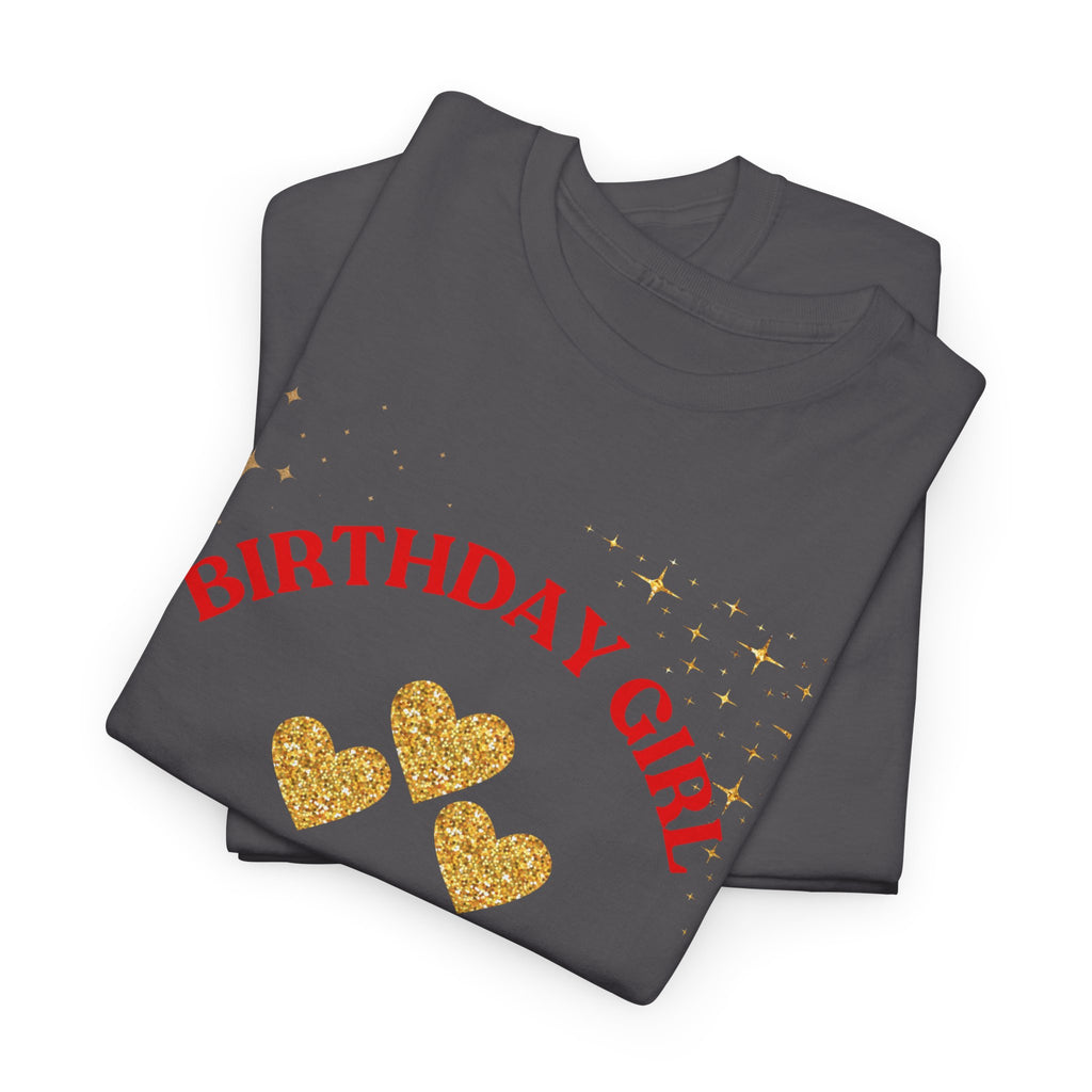 Birthday Girl Tee — "No Apologies" Graphic Birthday Shirt