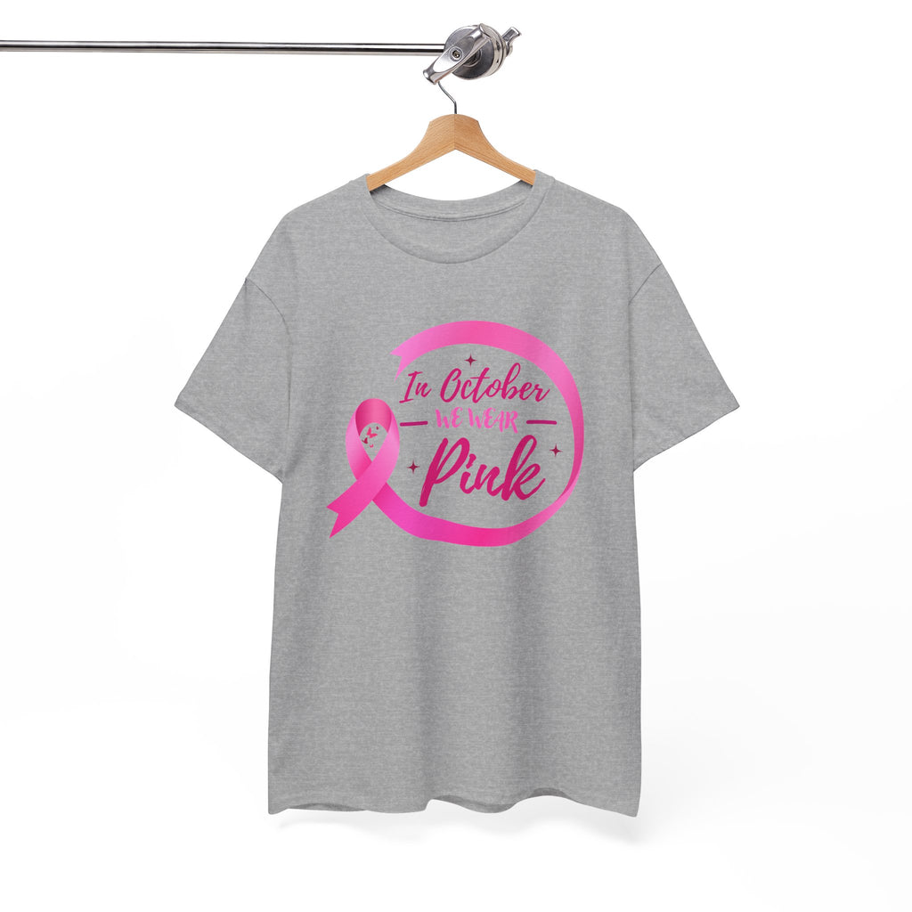 Breast Cancer Awareness Tee — "In October We Wear Pink"
